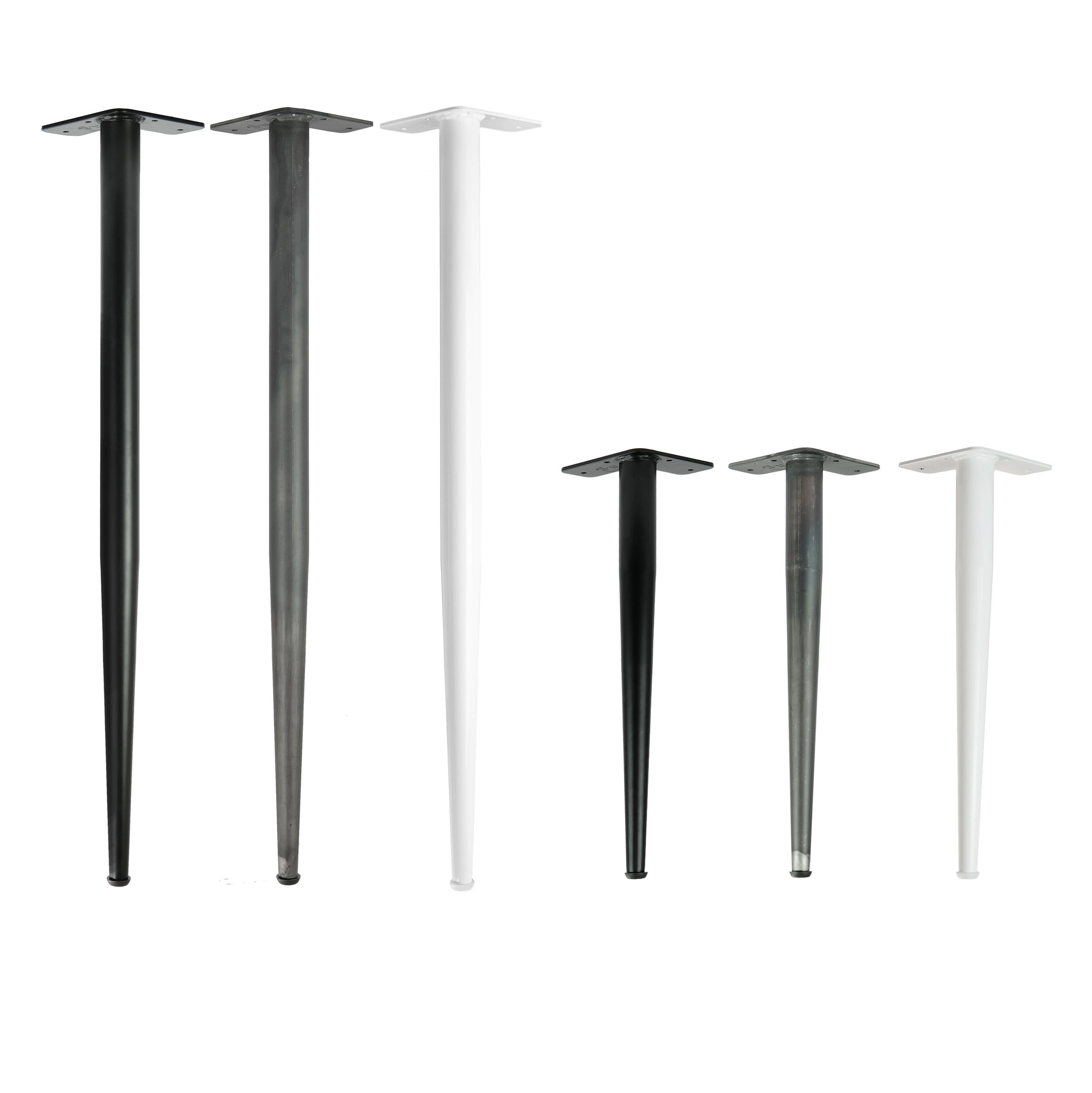 Natural Goods Berlin Tischbein CONICAL Legs, Tischbein, Ножки для мебели, 42cm (Bank / Couchtisch), Weiß