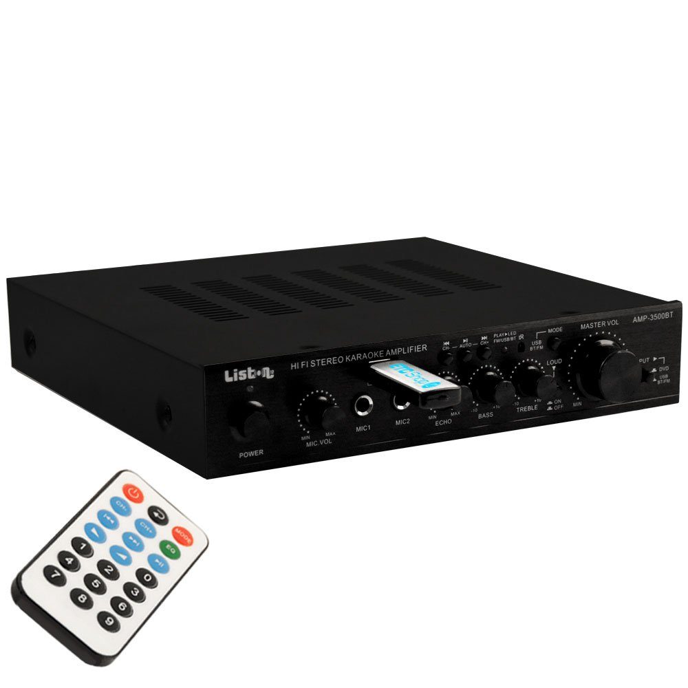 WJG Industrievertretung Verstärker (Verstärker MP3) FM Bluetooth Hifi Tuner Receiver USB Radio