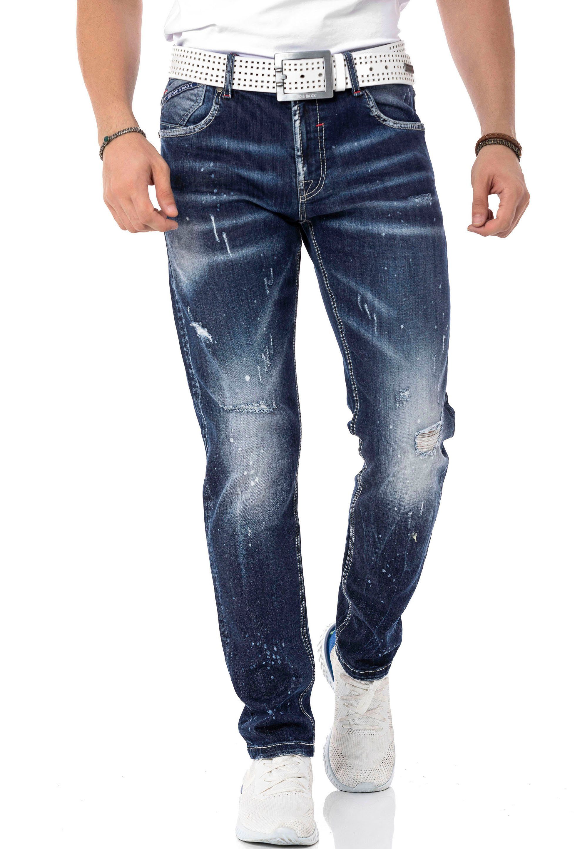 & Cipo Straight-Jeans Baxx