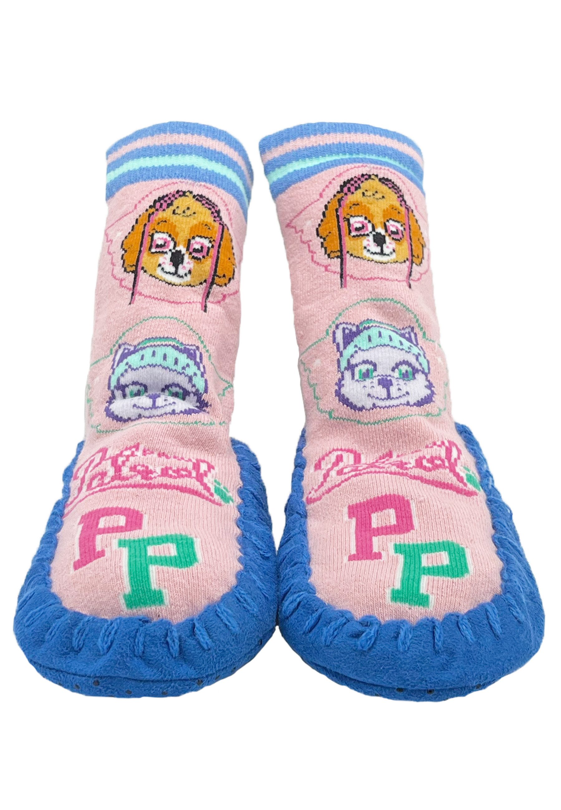 PAW PATROL Mädchen Hausschuh-Socken Stopper-Socken Hausschuh