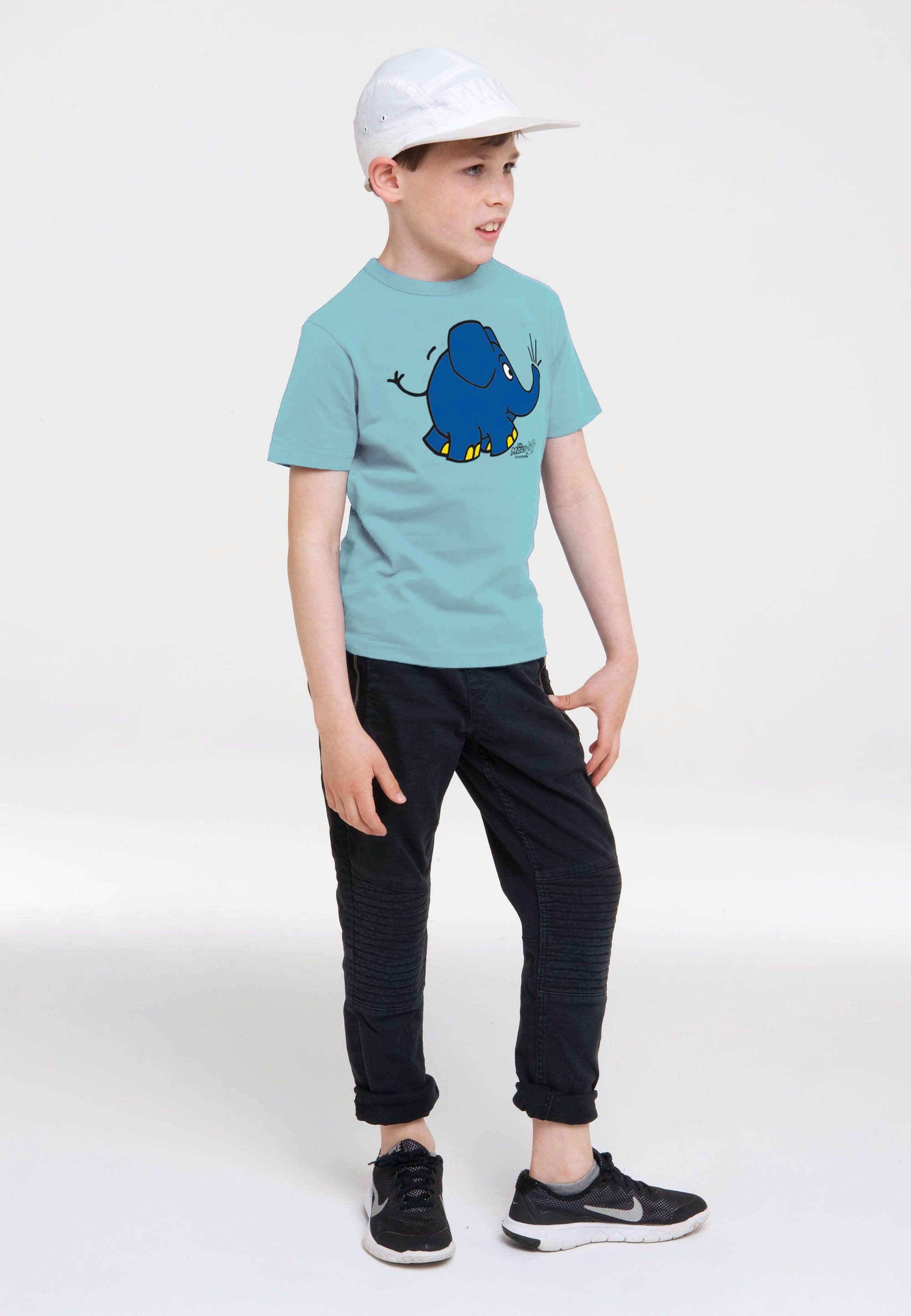 LOGOSHIRT T-Shirt Sendung mit der Maus - Elefant Törö mit coolem Print