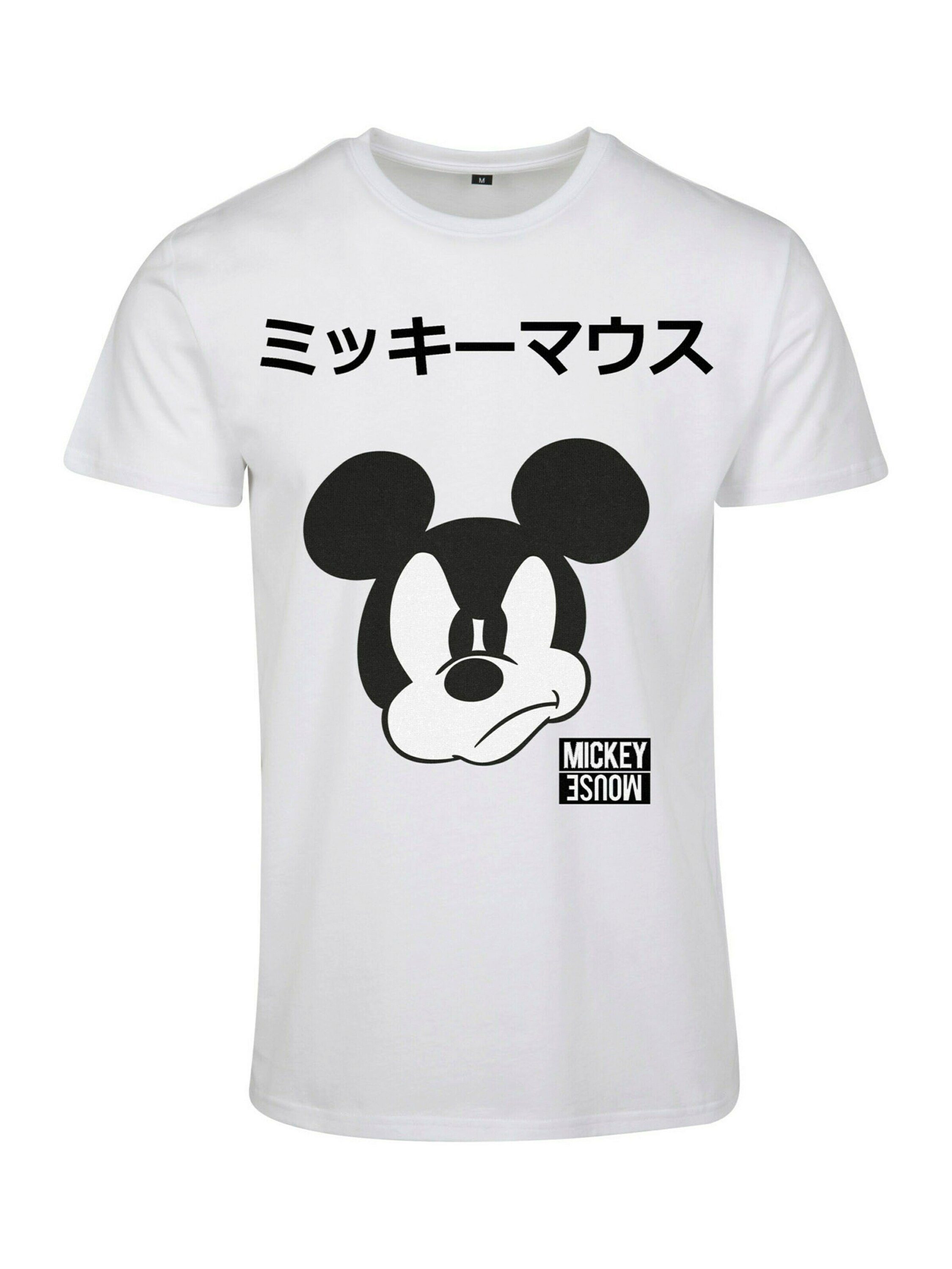 Merchcode Mister Tee T-Shirt Mickey Japanese (1-tlg) white