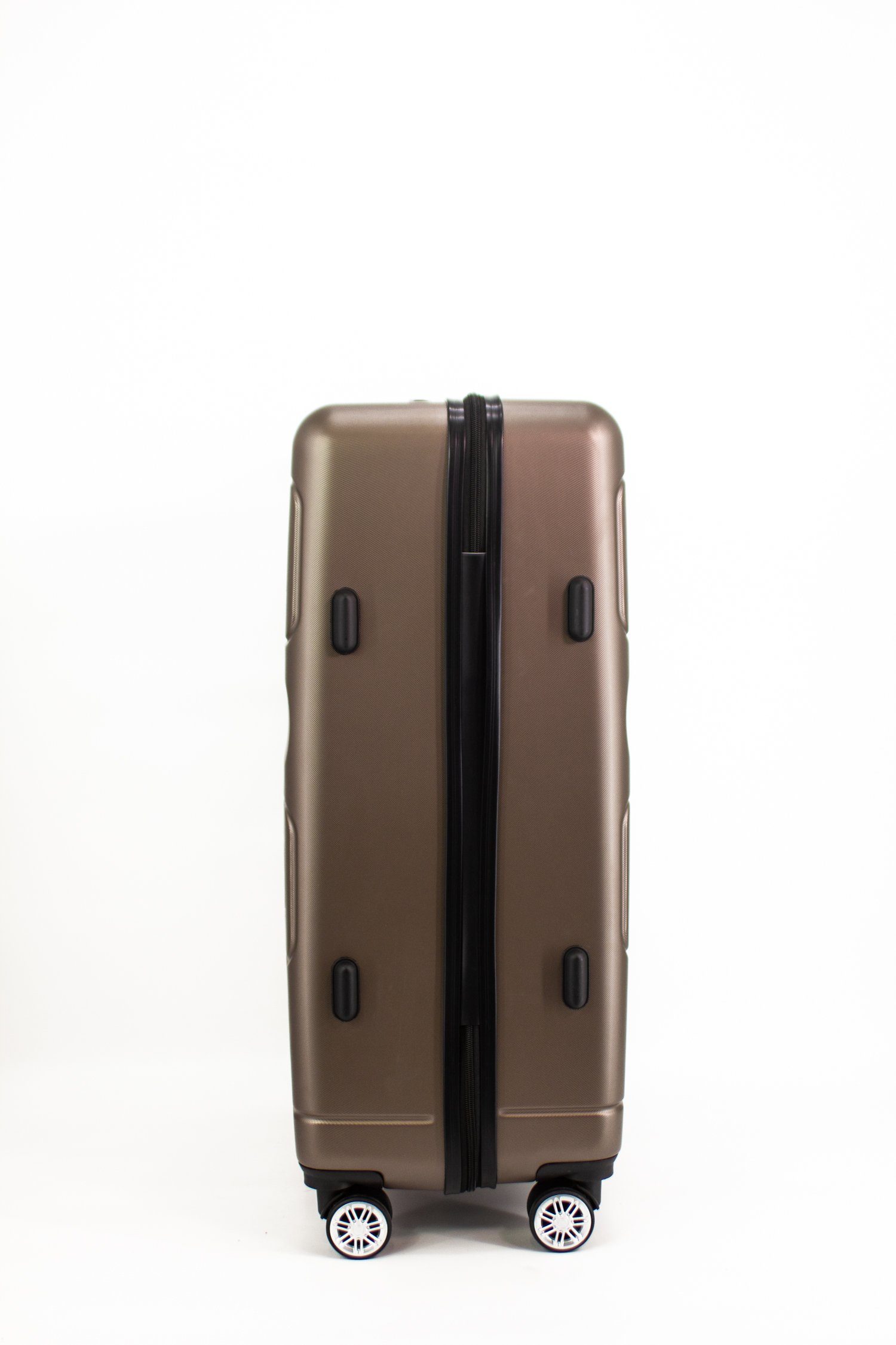 Hartschalen-Koffer, Coffee ABS Jade Reisekoffer Easy 360° 100% Move Hartschalen-Trolley Doppelrollen, 052,