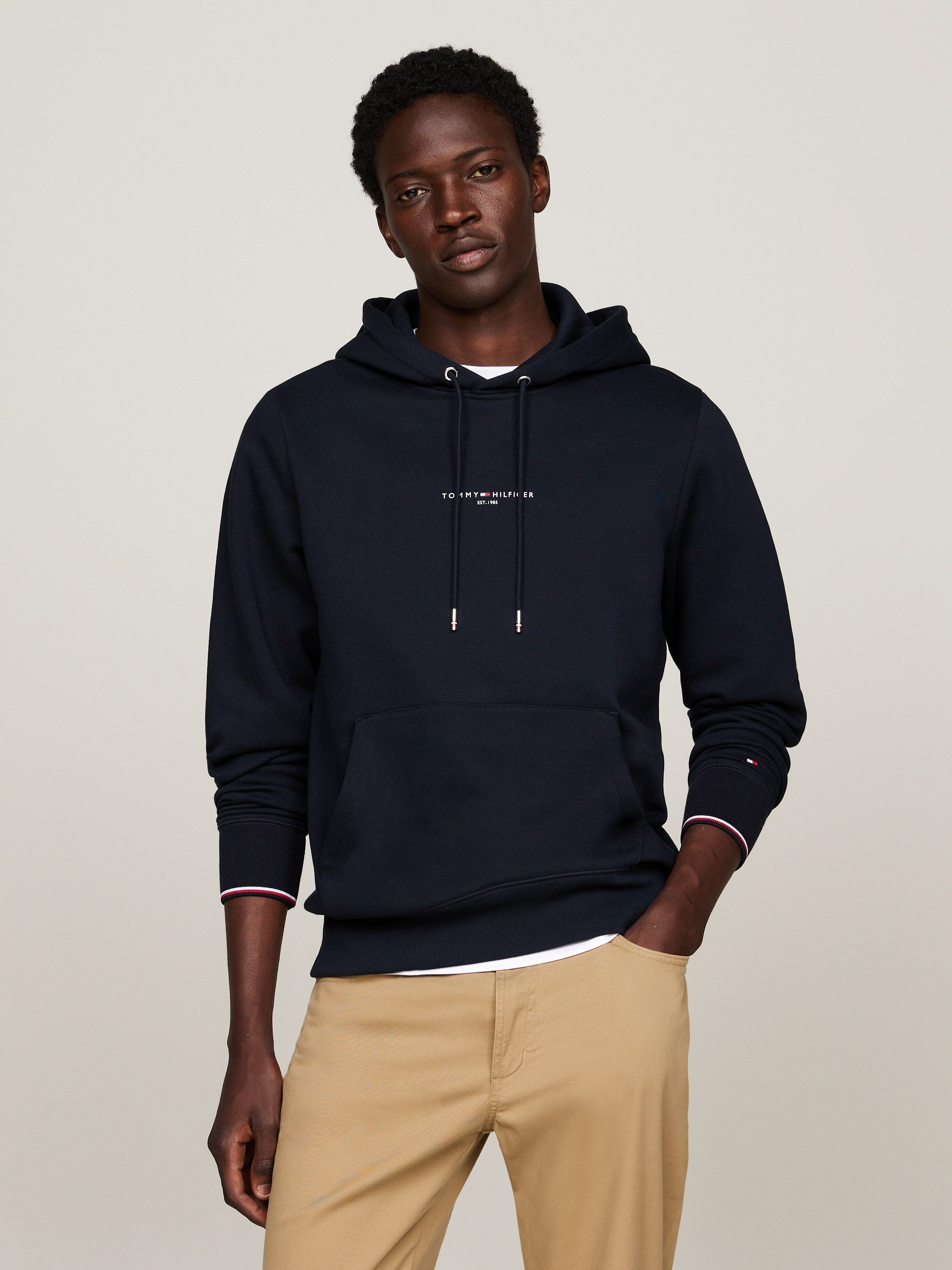 Tommy Hilfiger Hoodie TOMMY LOGO TIPPED HOODY Tommy-Tape innen am Ausschnit günstig online kaufen