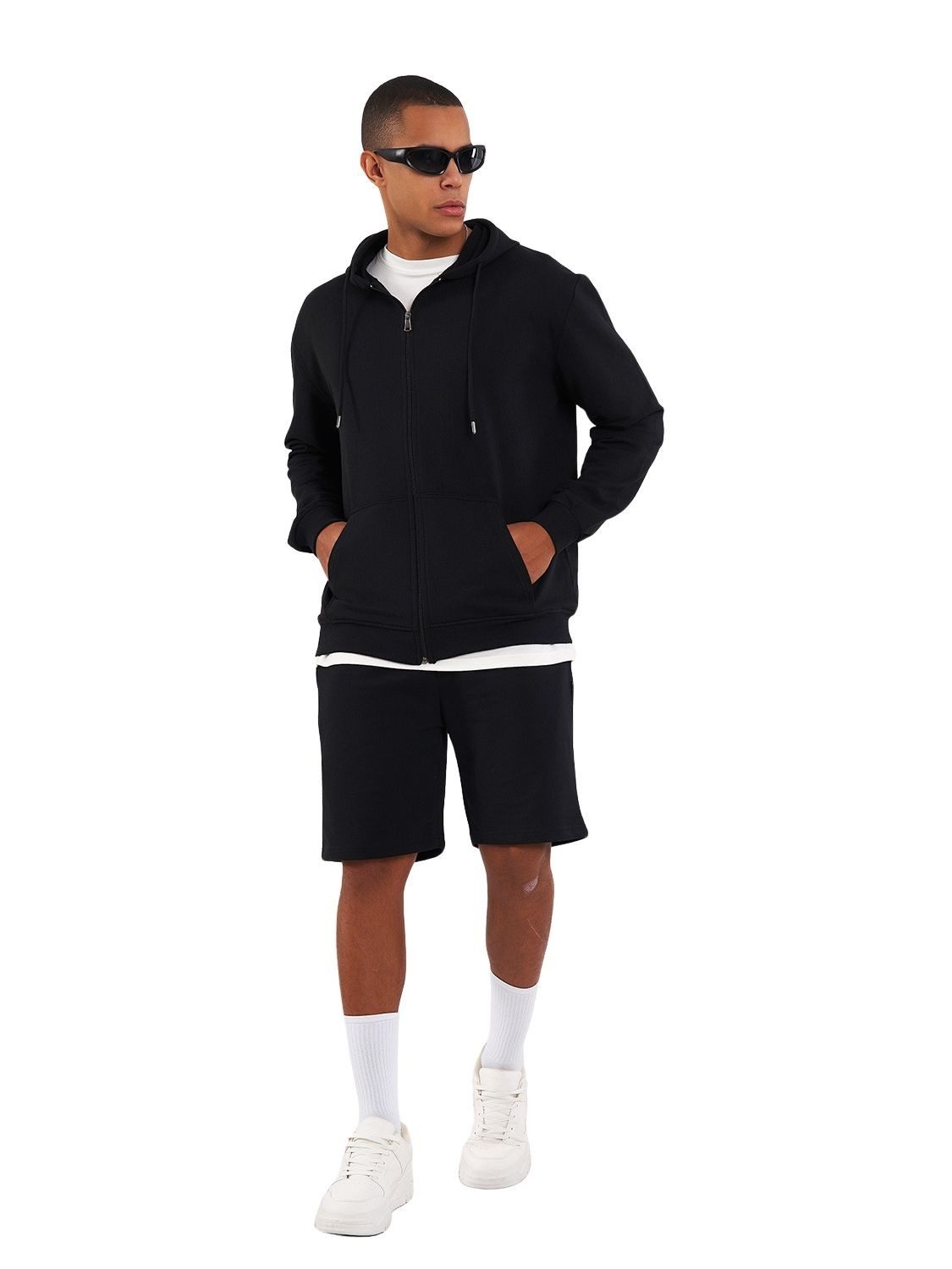 COMEOR Kapuzensweatjacke Herren Zip-Hoodie Kapuzenjacke Sweatshirt mit Reißverschluss