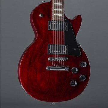 Gibson E-Gitarre, Les Paul Studio Wine Red, Les Paul Studio Wine Red - Single Cut E-Gitarre