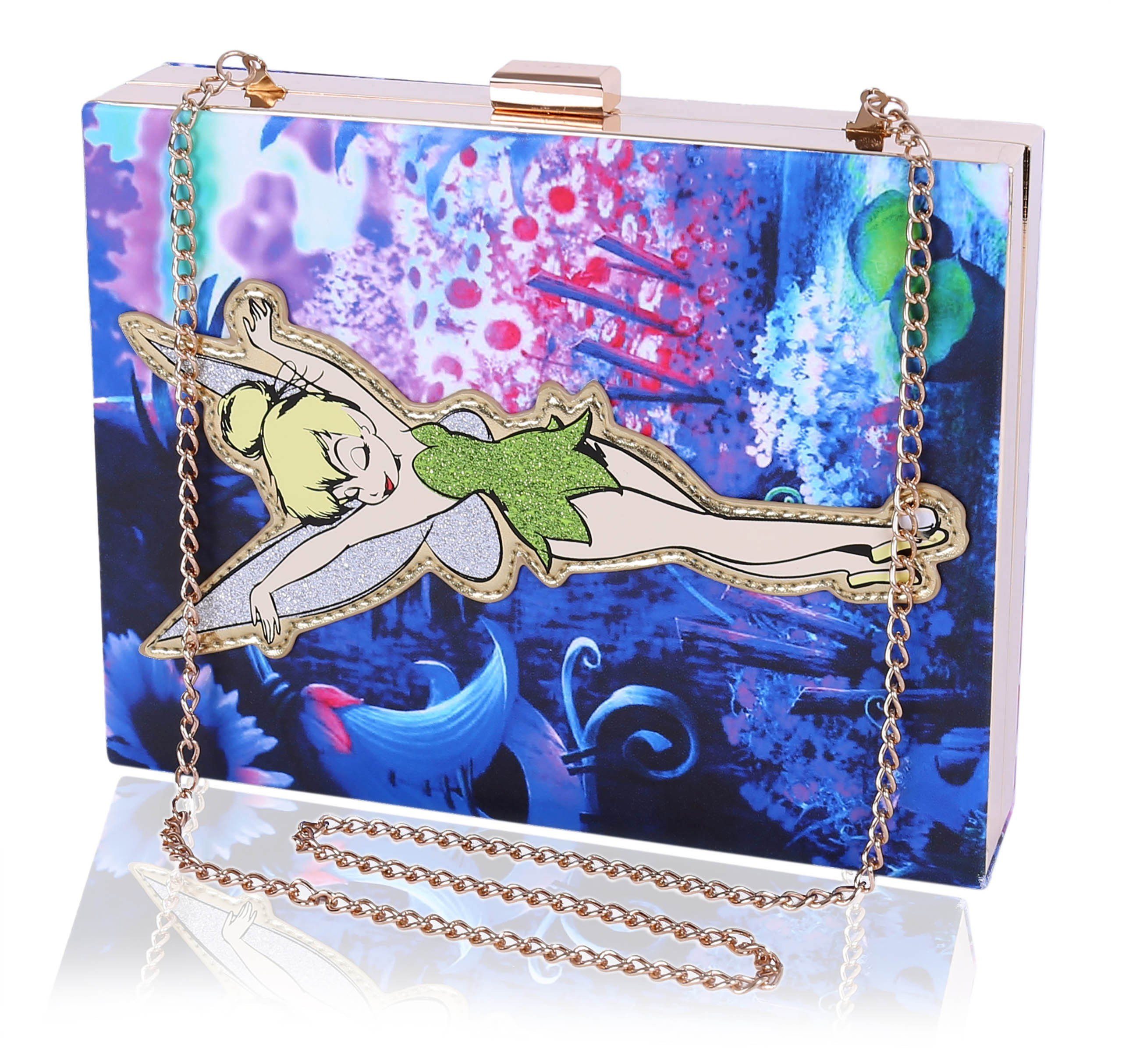 Disney Umhängetasche Bunte Kuverttasche „Tinker Bell“ DISNEY