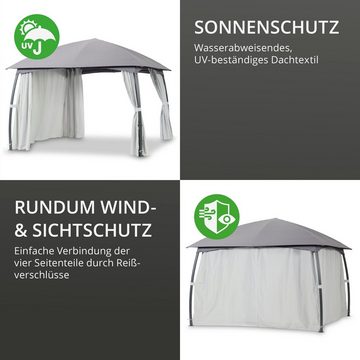 Leco Pavillon Milena, mit 4 Seitenteilen, (Set), BxTxH: 330x330x270 cm