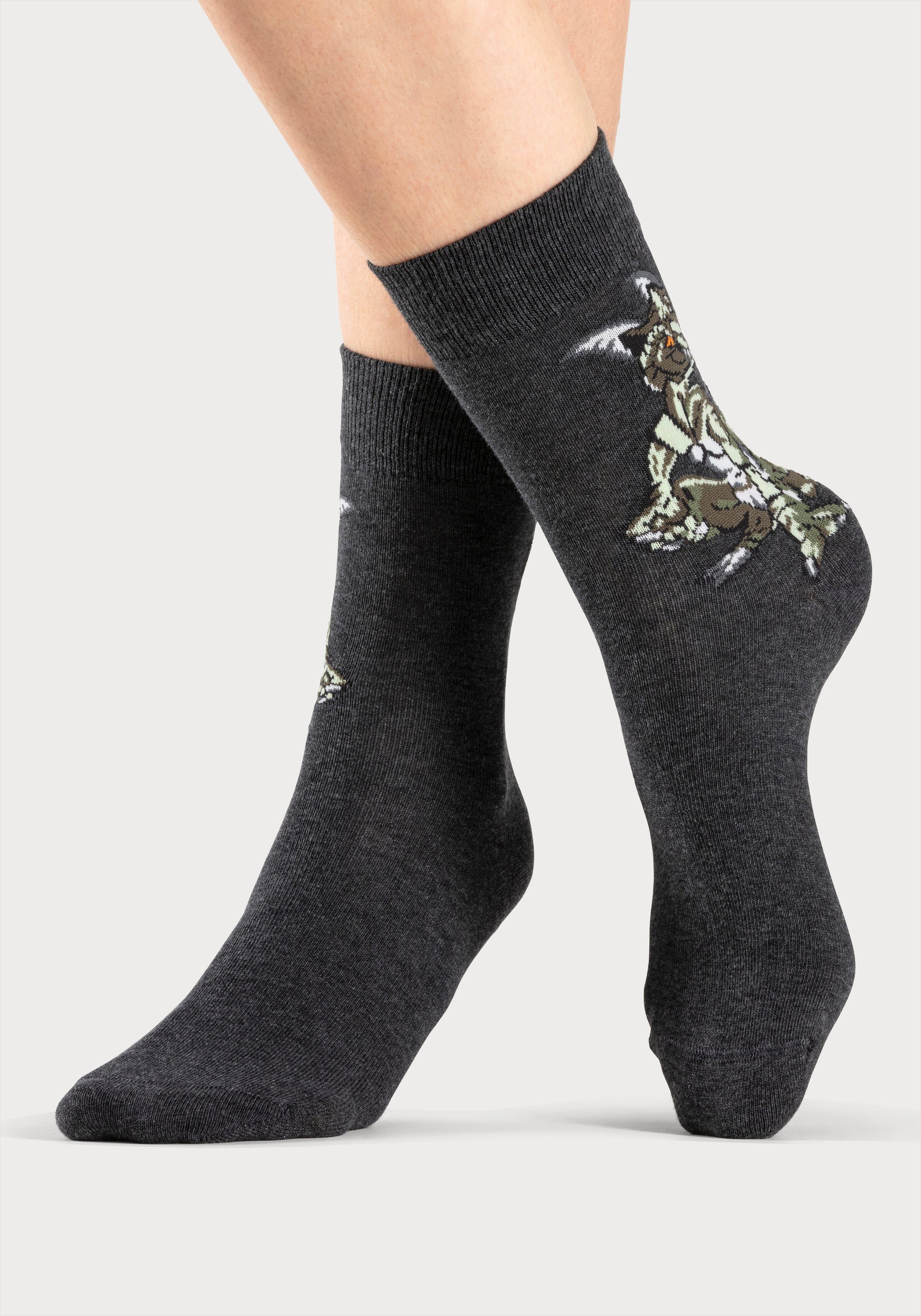 mit Freizeitsocken Monster H.I.S (5-Paar) Motiven