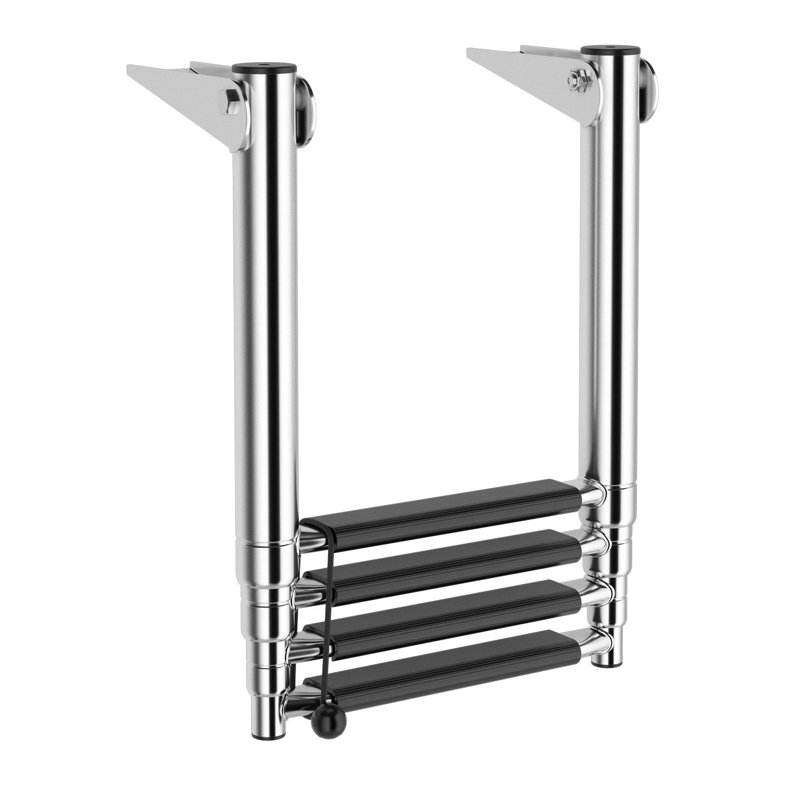 COSTWAY Poolleiter, 4 stufig, 40,5-115,5cm verstellbar, bis 227kg, klappbar