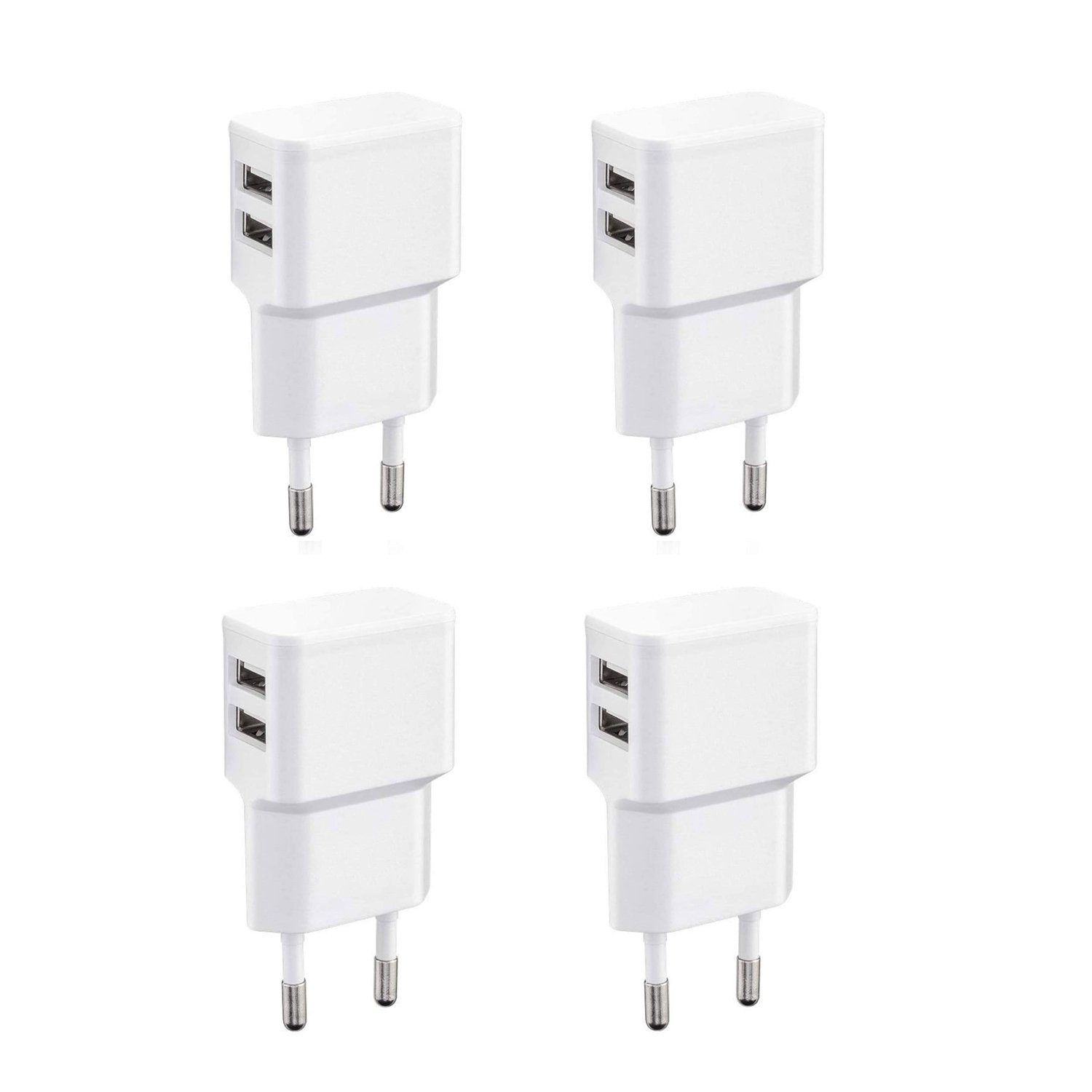 Wicked Chili 4er Set Pro Series Dual USB Ladegerät 12W / 2400mA Steckernetzteil