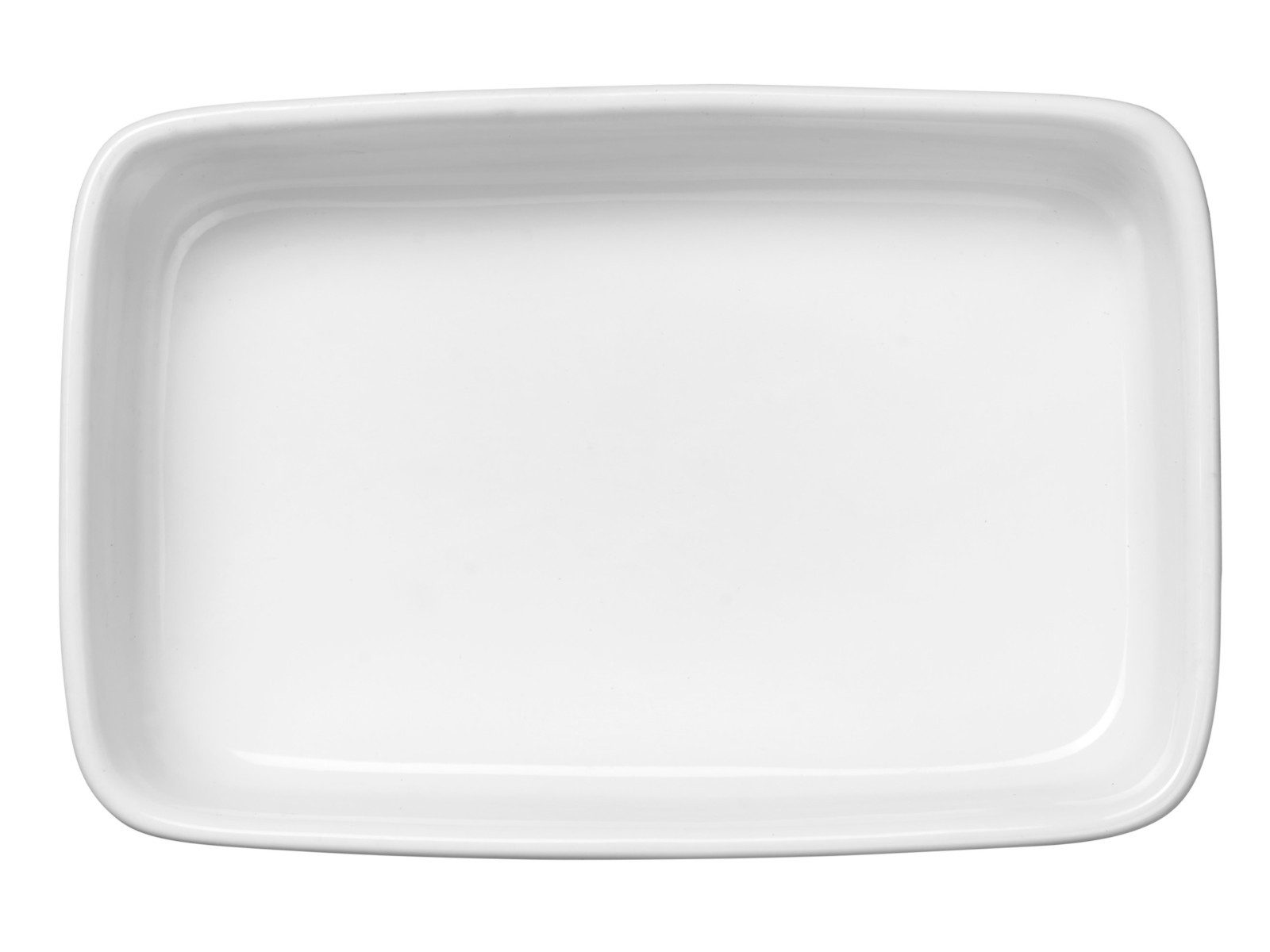 ASA SELECTION Auflaufform Grande Auflaufform rechteckig weiss 21x14x4,3cm, Steinzeug, Küche, Kochen, Backen