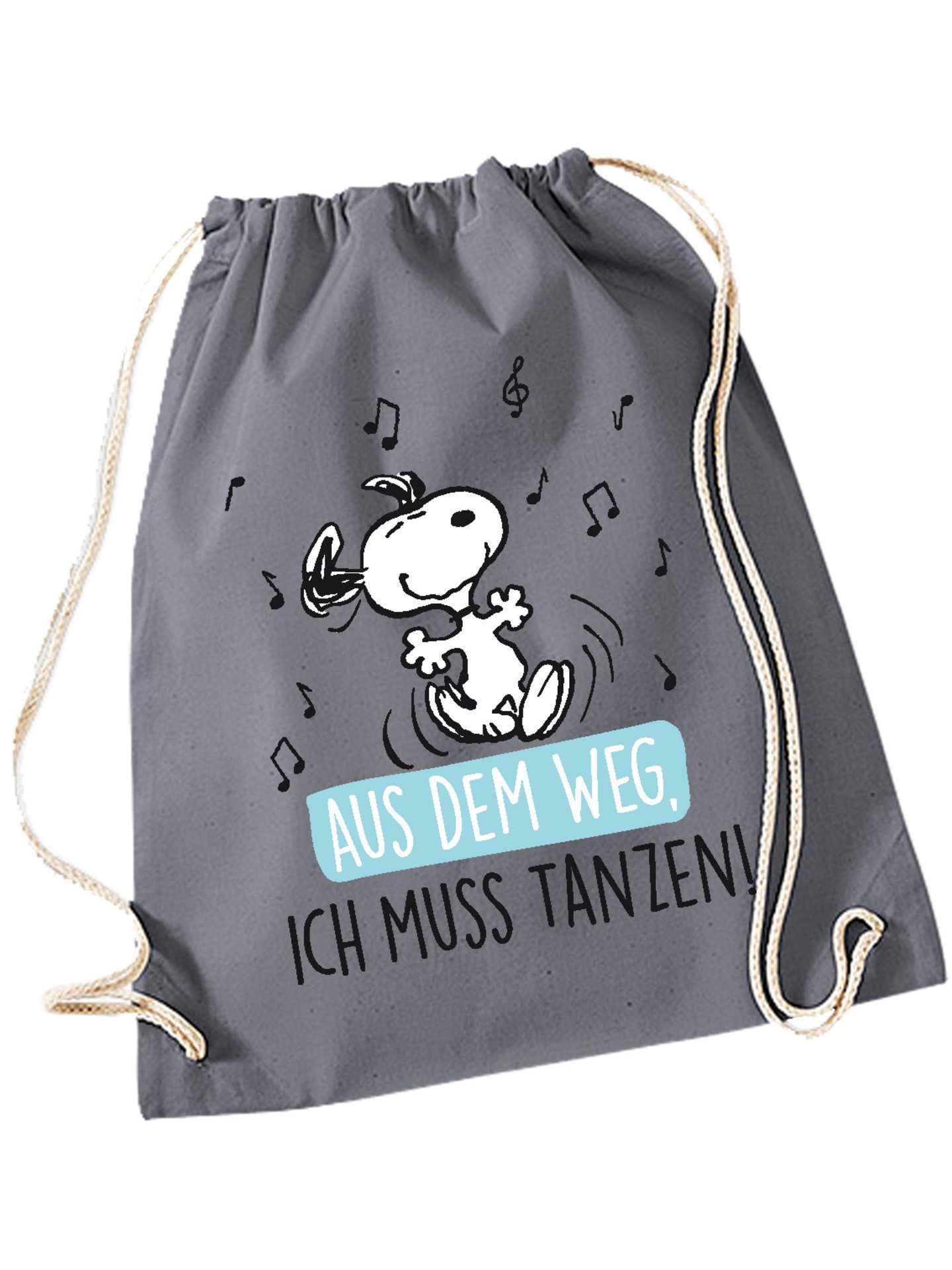 United Labels® Gymbag Peanuts Snoopy – Aus dem Weg, ich muss tanzen! günstig online kaufen