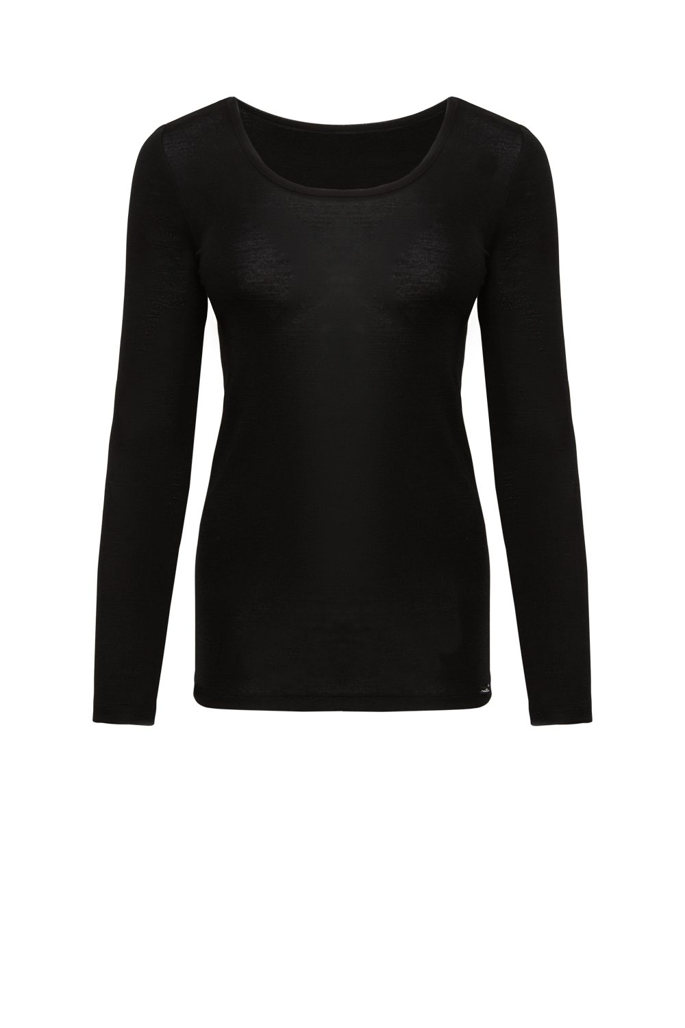 comazo Langarmshirt aus Merinowolle und Seide