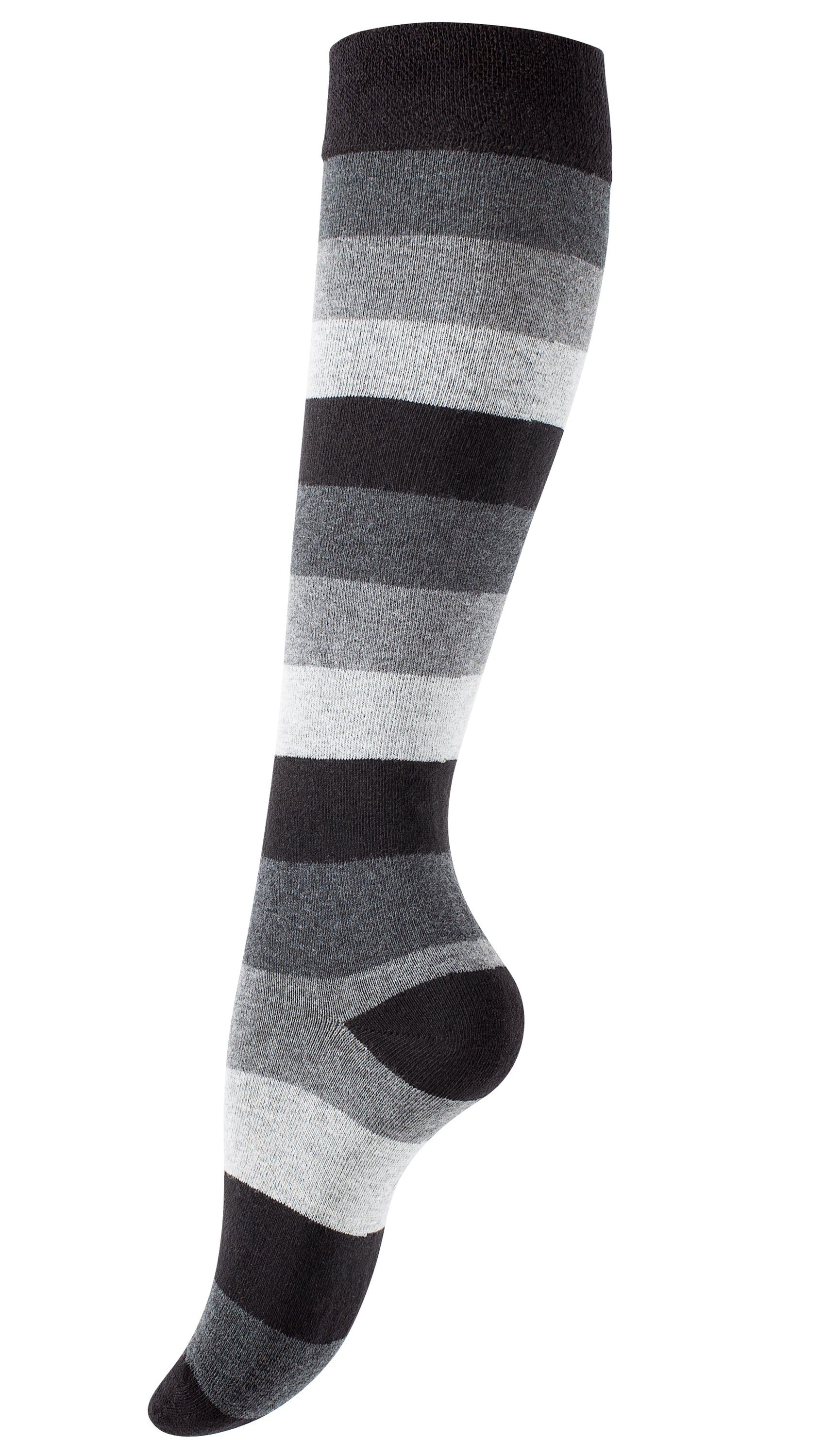 Yenita® Kniestrümpfe (3-Paar) in angenehmer Baumwollqualität