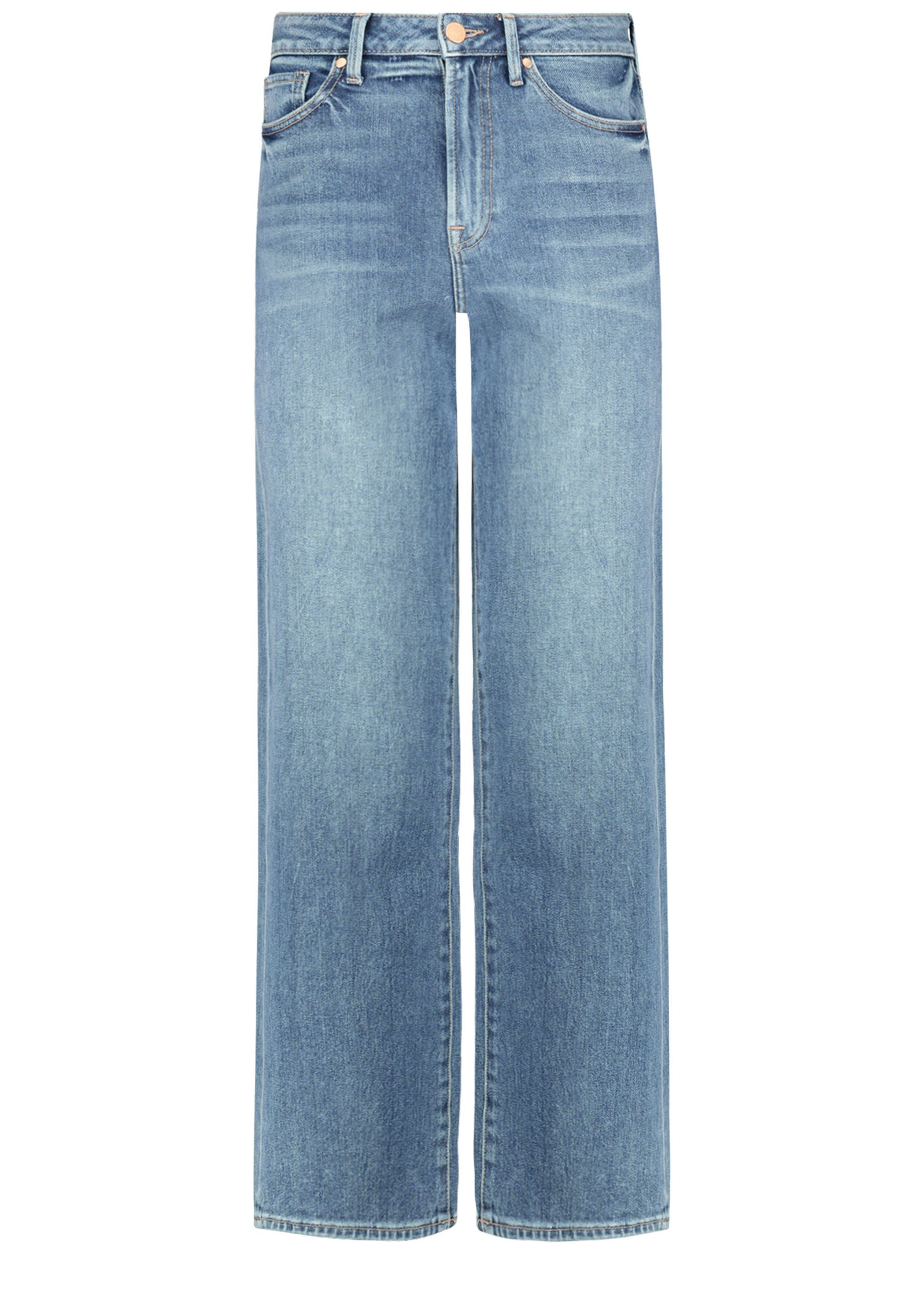 Articles of Society Loose-fit-Jeans Midtown Mid Rise Crop Wide Leg