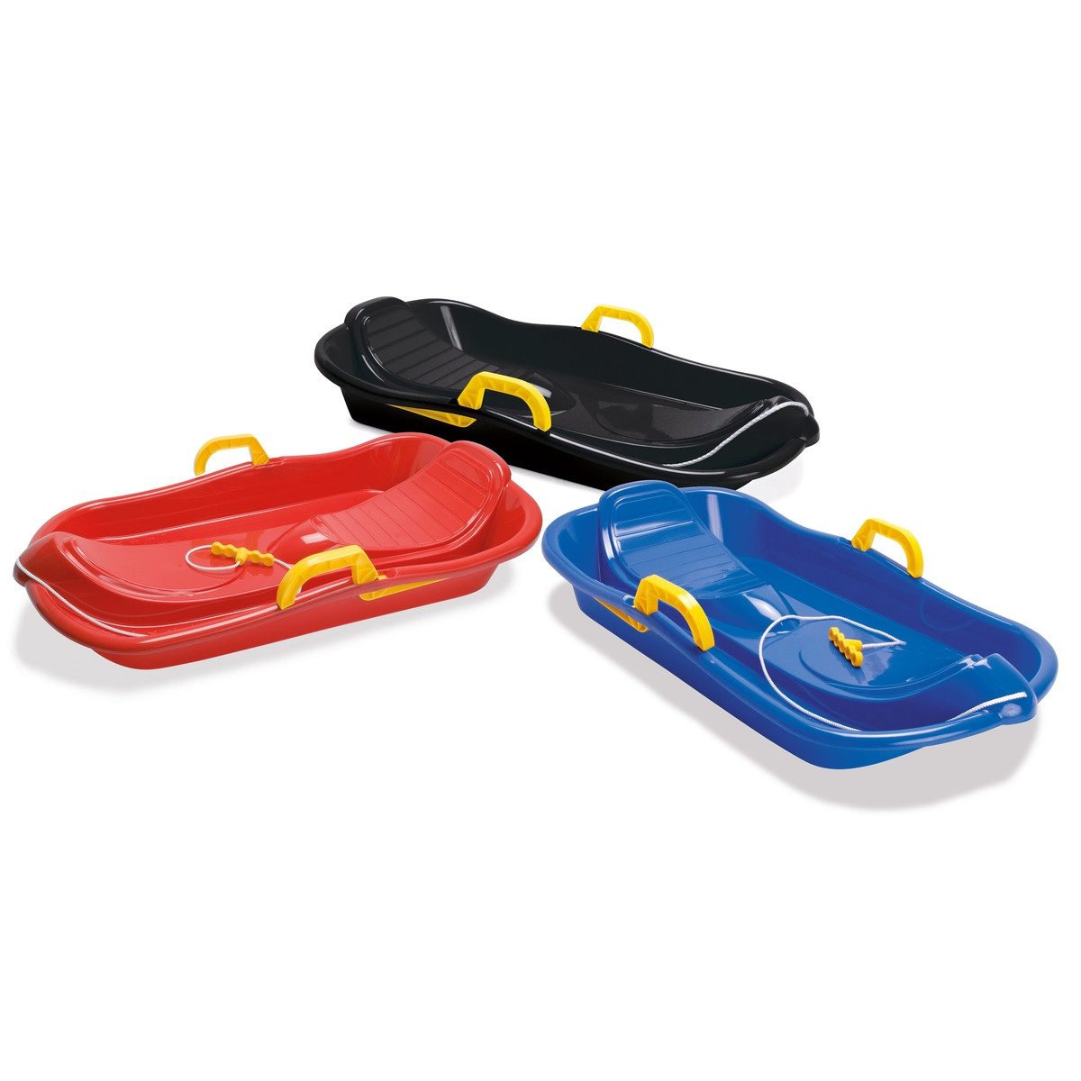 dantoy Schlitten Schlitten Bobschlitten mit Bremsen und Zugseil ca. 50kg belastbar