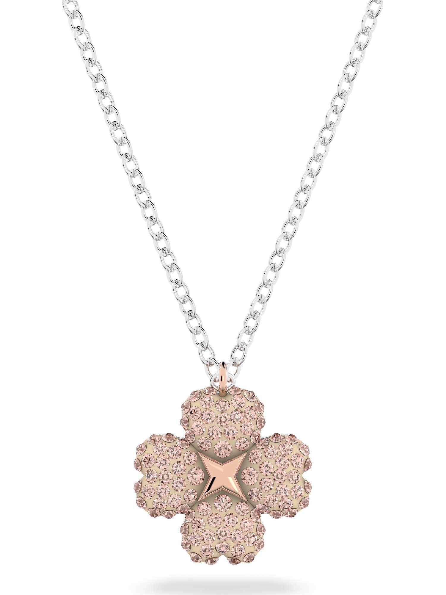 Collier Swarovski Damen-Kette Metall Swarovski-Kristall