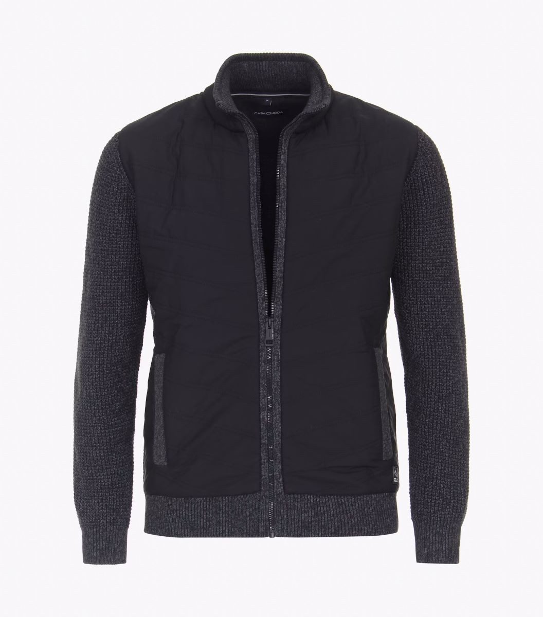 CASAMODA Strickjacke Steppung im vorderen Bereich günstig online kaufen