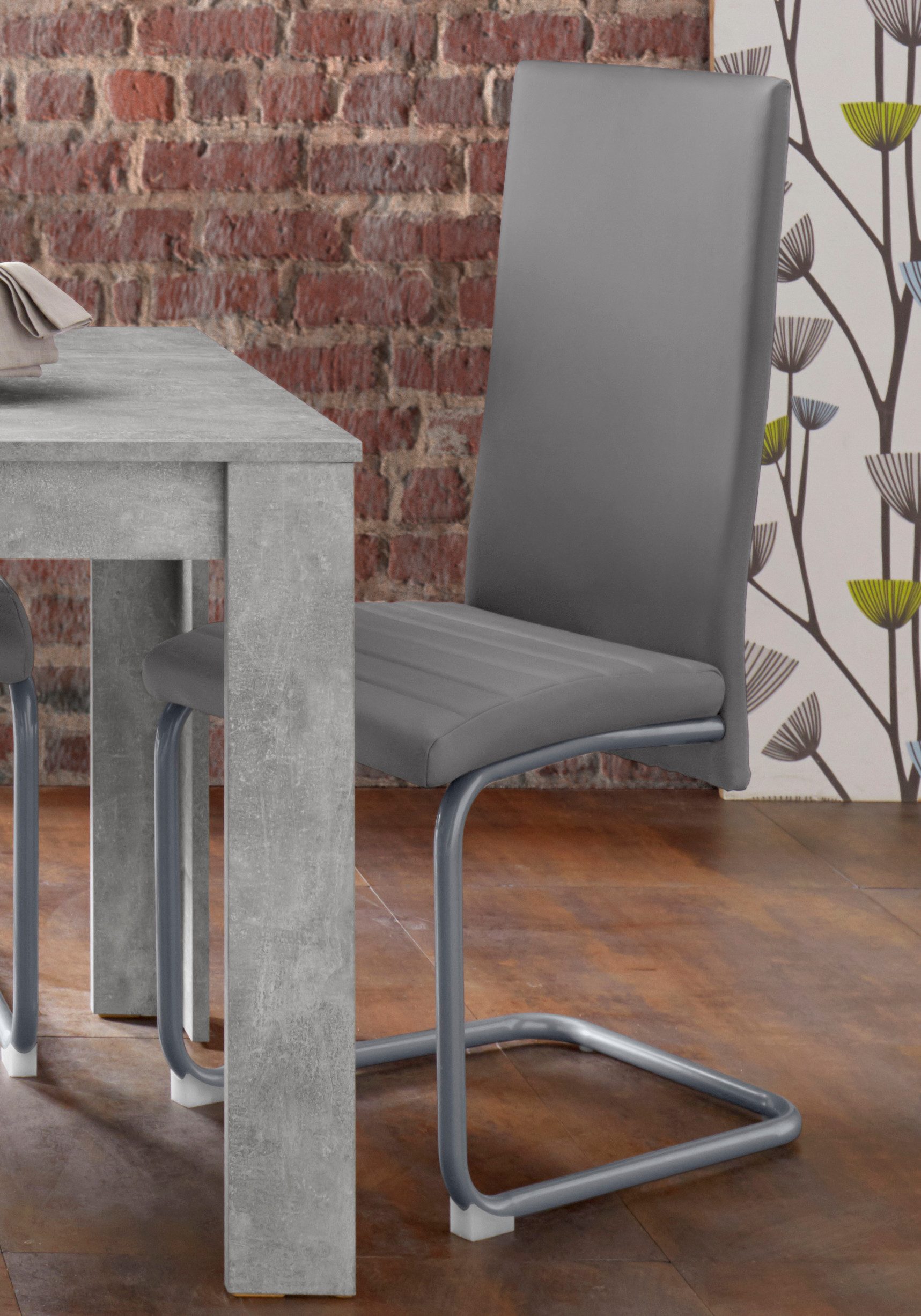 Home affaire Esszimmerstuhl "Genua", (Set), 6 St., Kunstleder, (2 oder 6 St günstig online kaufen
