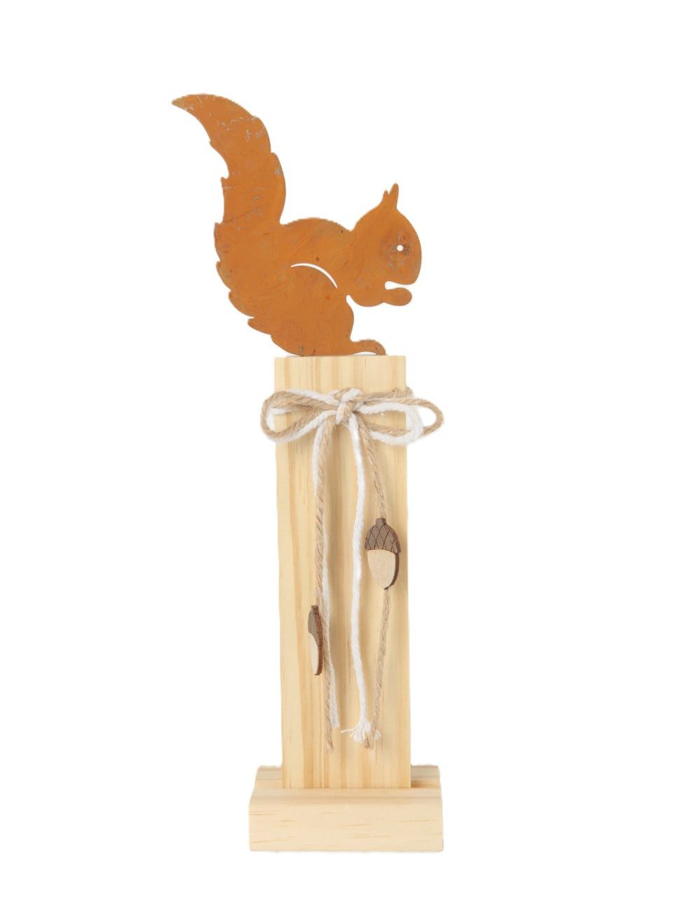 Trend Line Bastelmoos TrendLine Deko Aufsteller Eichhörnchen Metall/Holz