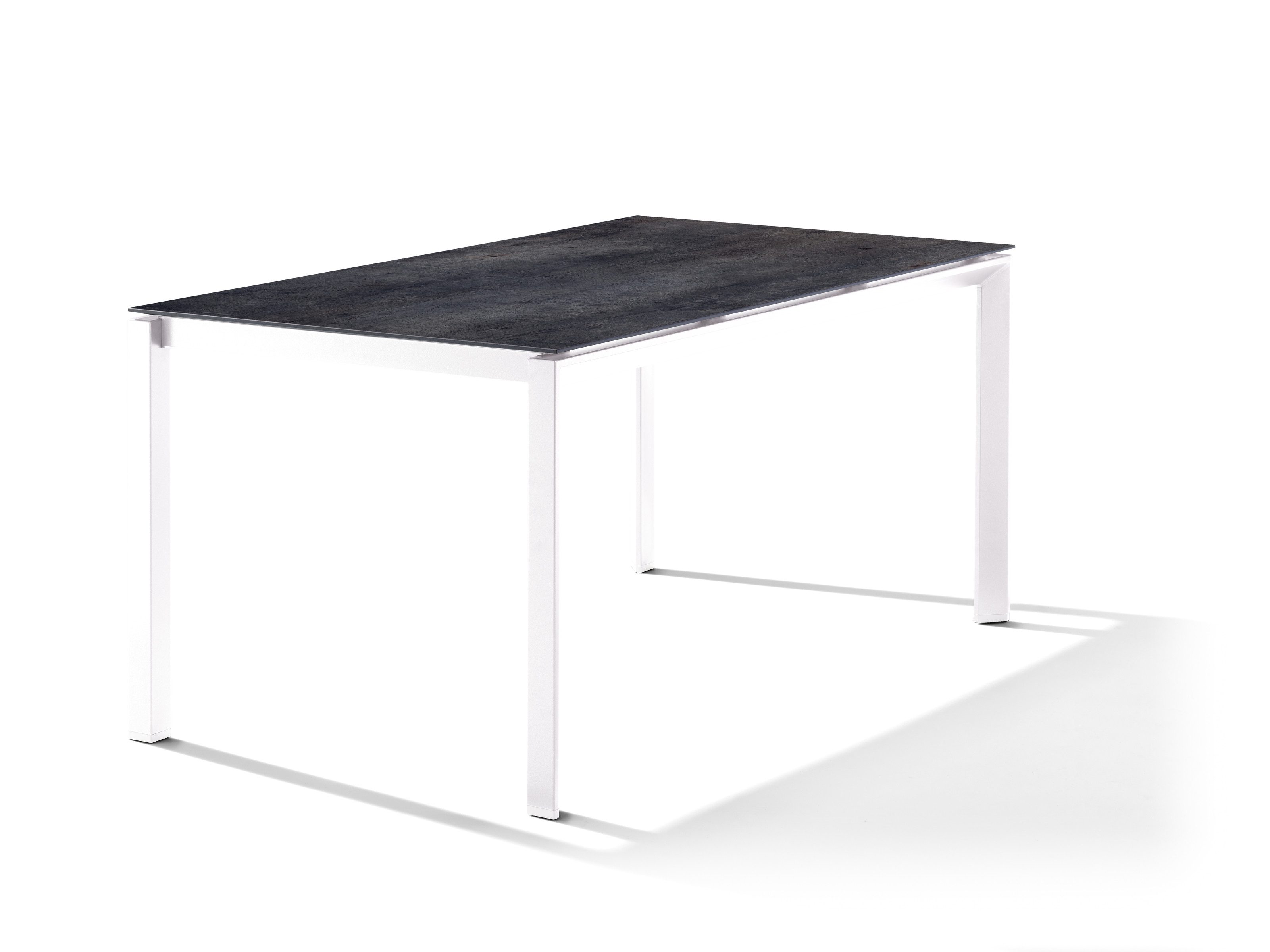 sieger Tischplatte Freesystem, in Zement anthrazit, Polytec® - 160x1,2x90cm (BxHxT)