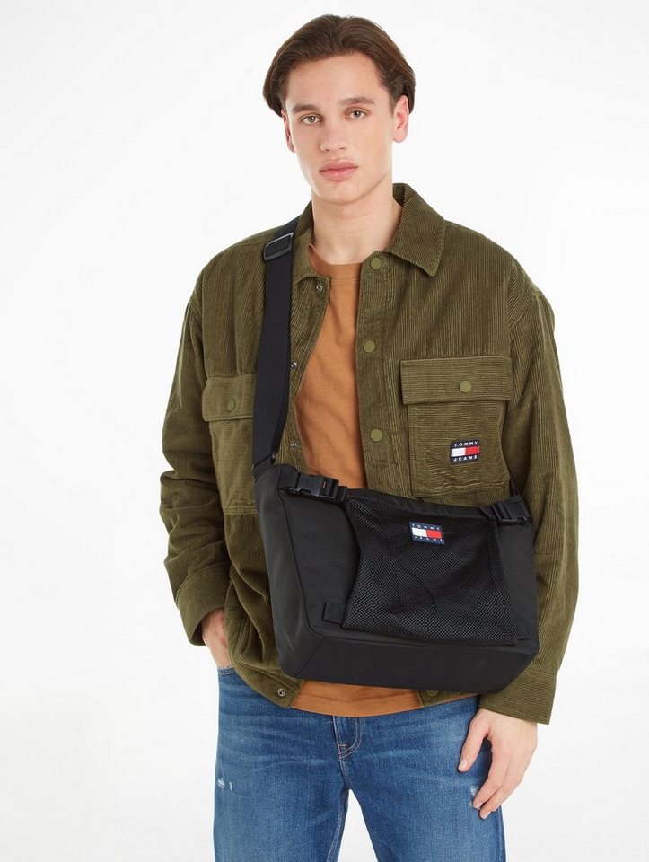 Tommy Jeans Umhängetasche TJM HYBRID BIG CROSSOVER, mit abnehmbarem Netzfach