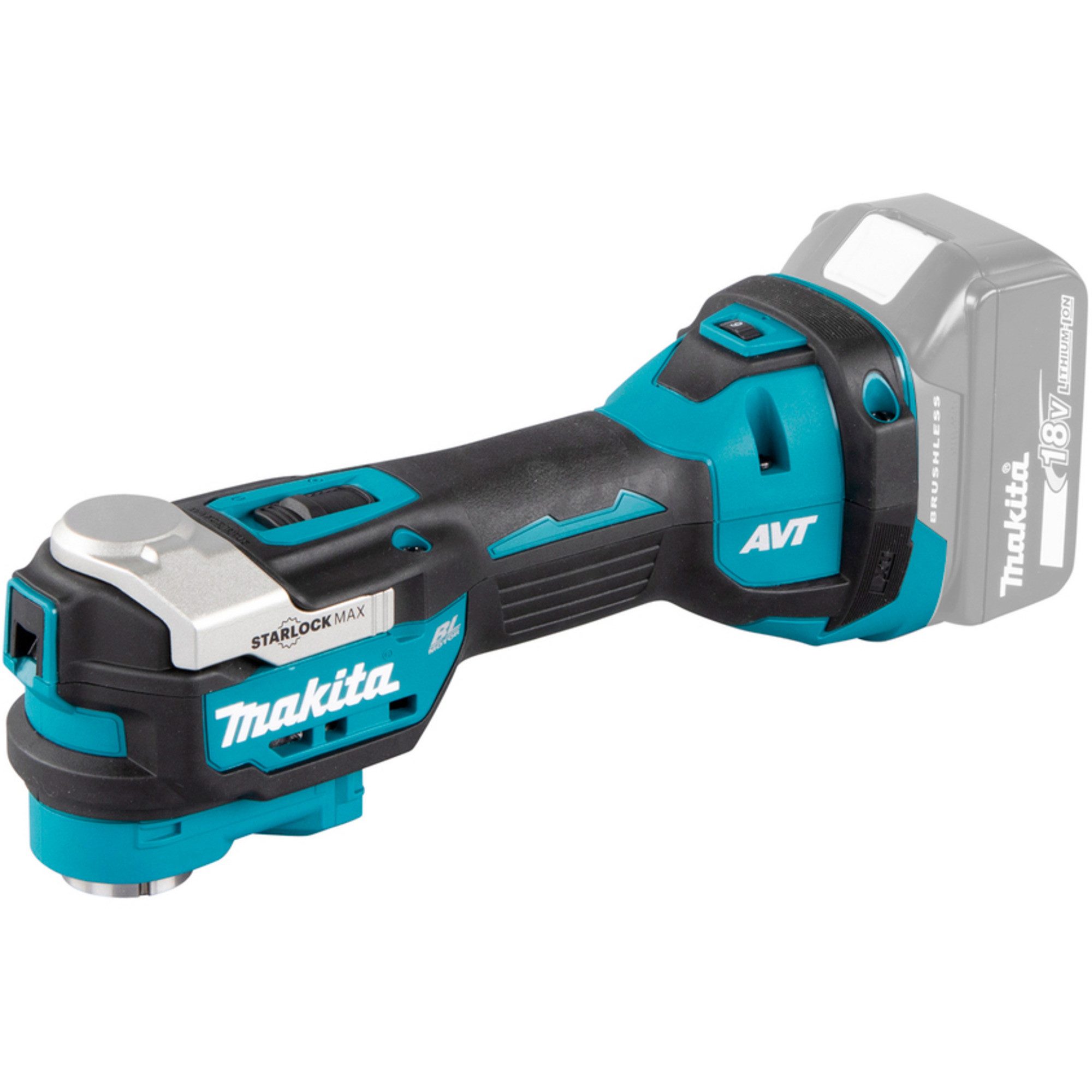 Makita Akku-Multifunktionswerkzeug Makita Akku-Multifunktions-Werkzeug DTM52ZJX2, ohne Akku und Ladegerät