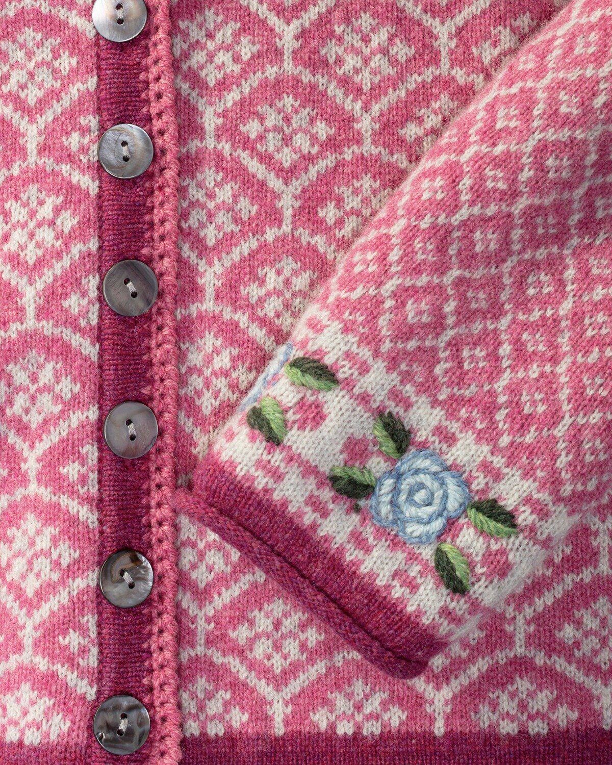 Reitmayer Strickjacke Jacquard-Strickjacke