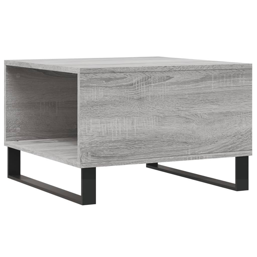 (1-St) | Holzwerkstoff Grau 55x55x36,5 Sonoma Couchtisch Sonoma vidaXL Sonoma cm Grau Grau Couchtisch