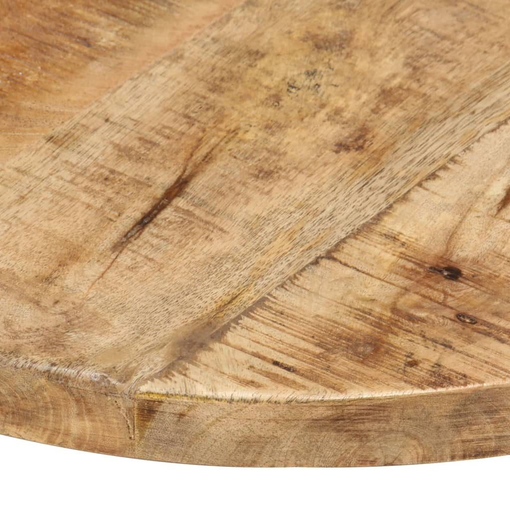 vidaXL Tischplatte, Massivholz Mango Rund 25-27 mm 40 cm