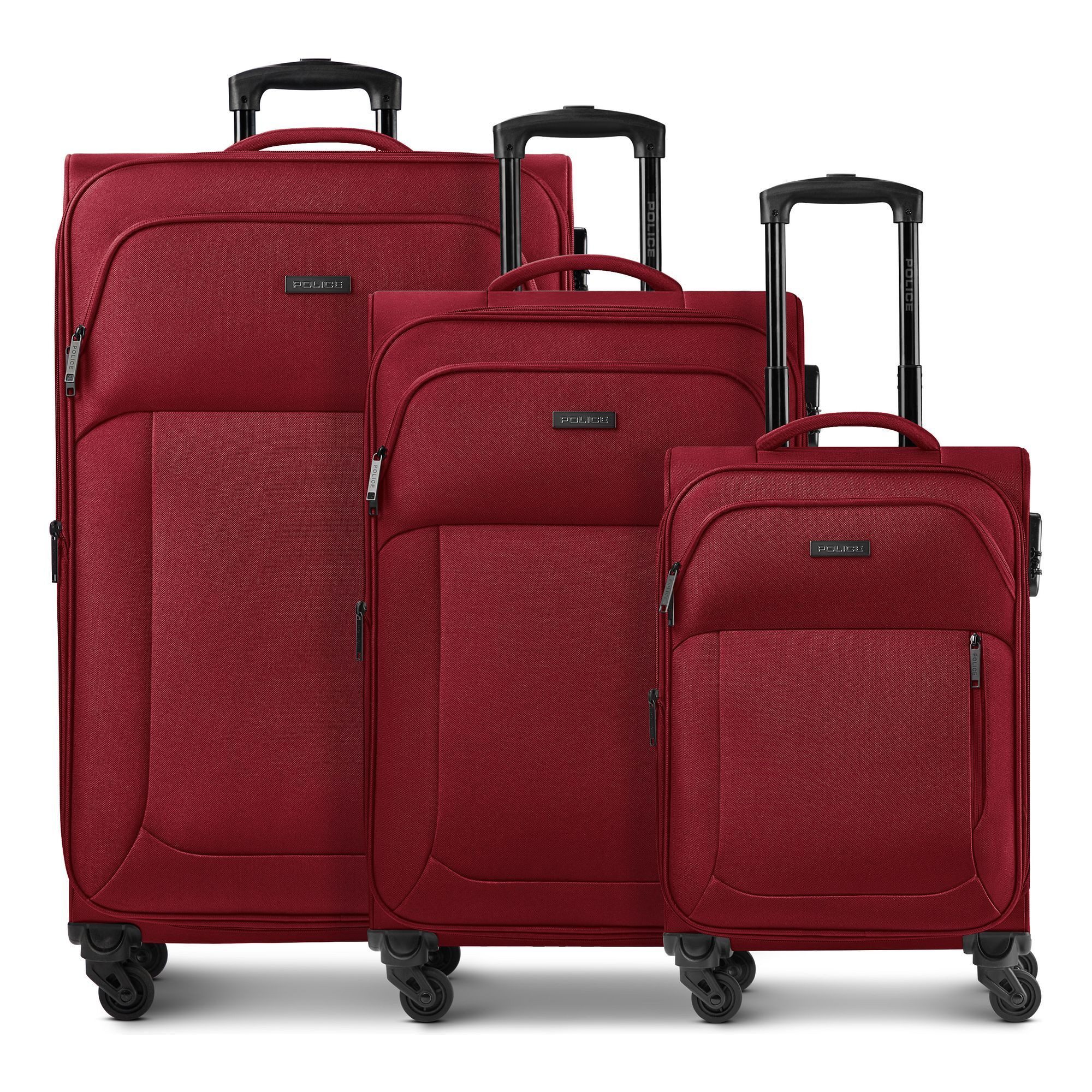 Police Trolleyset San Francisco, 4 Rollen, (3-teilig, 3 tlg), Polyester
