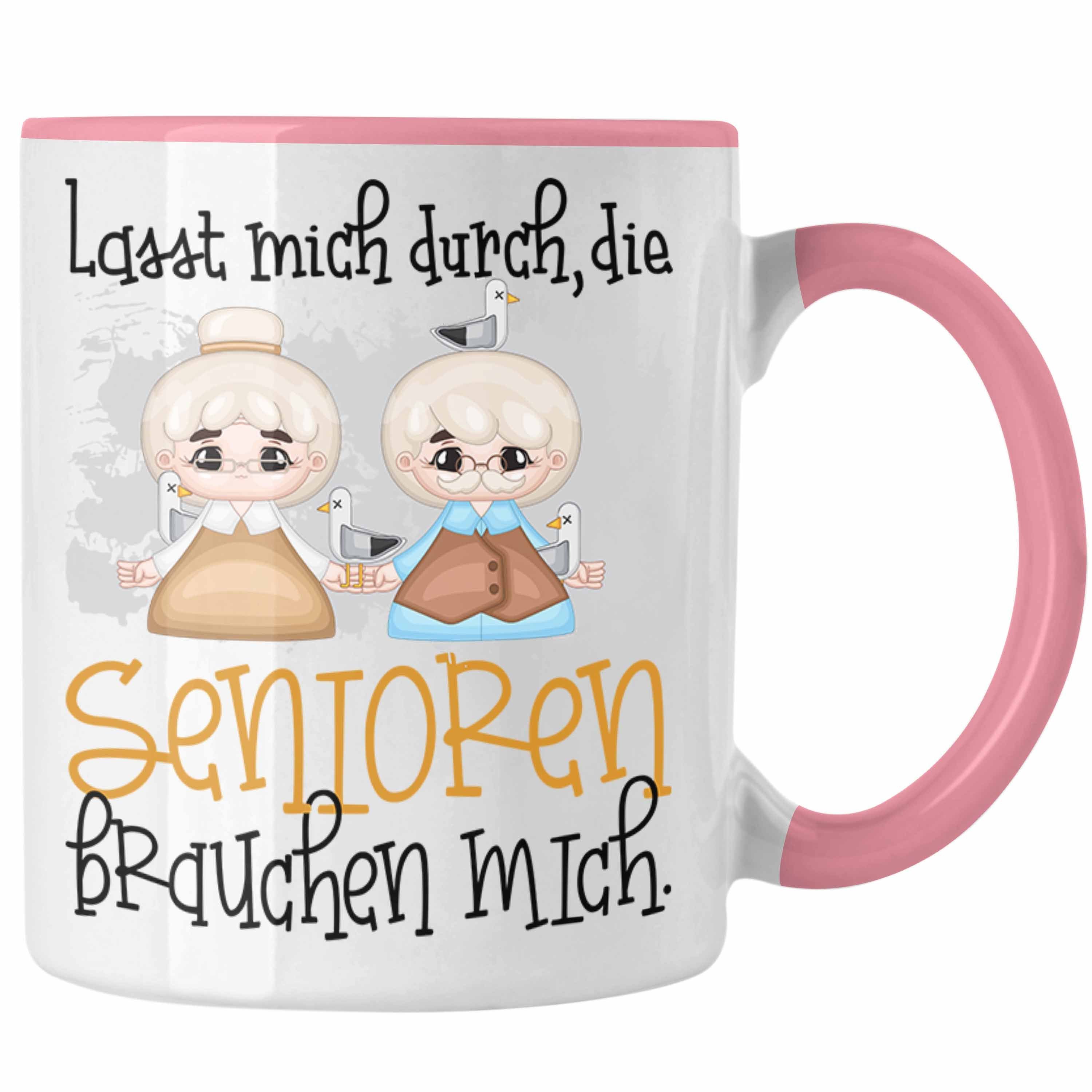 Altenpfleger Spruch Altenpflege Altenpflegerin Lustiger Geschenk Tasse Tasse Trendation Rosa