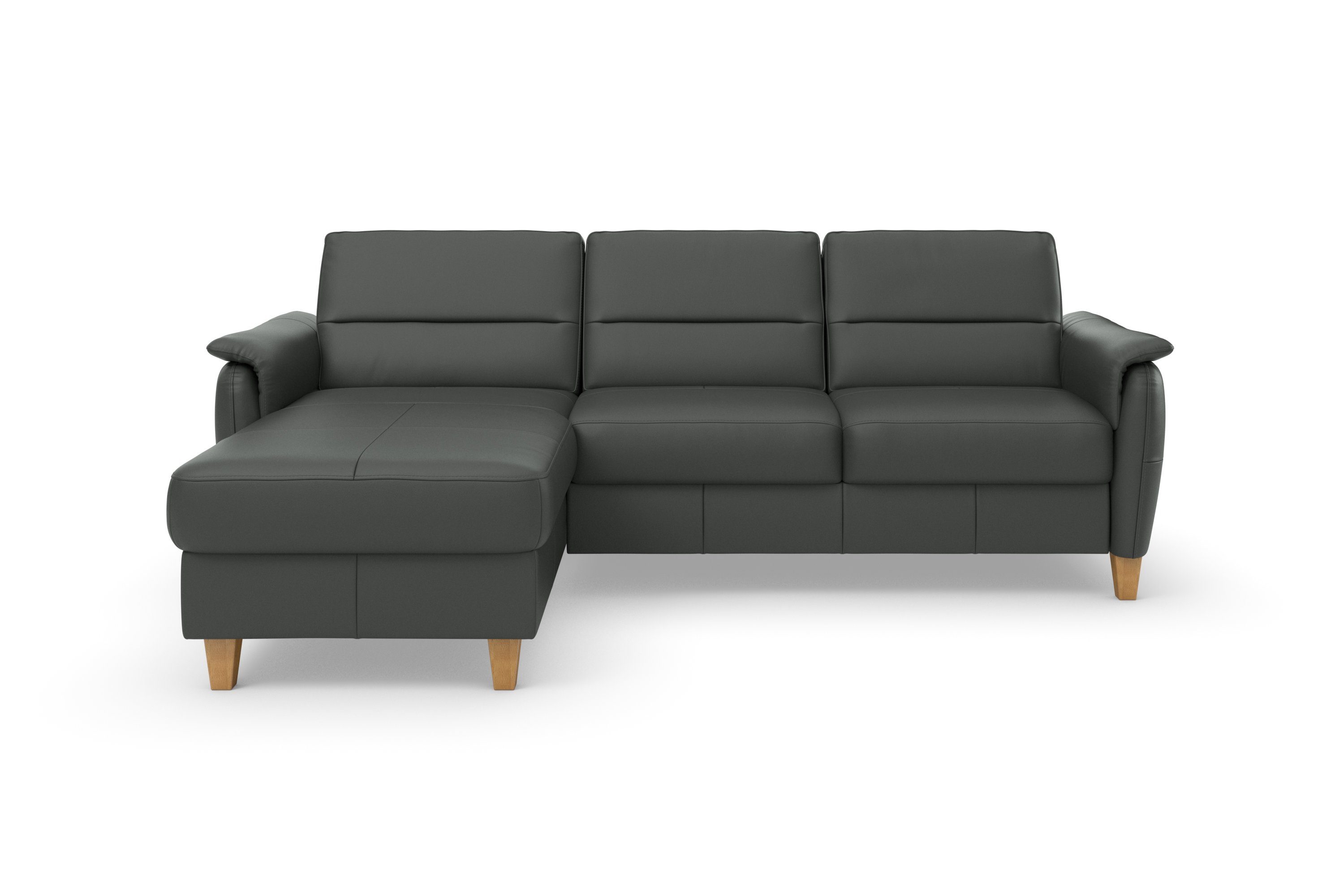 Home affaire Ecksofa "Palmera L-Form, B: 244 cm" optional Bettfunktion & Be günstig online kaufen