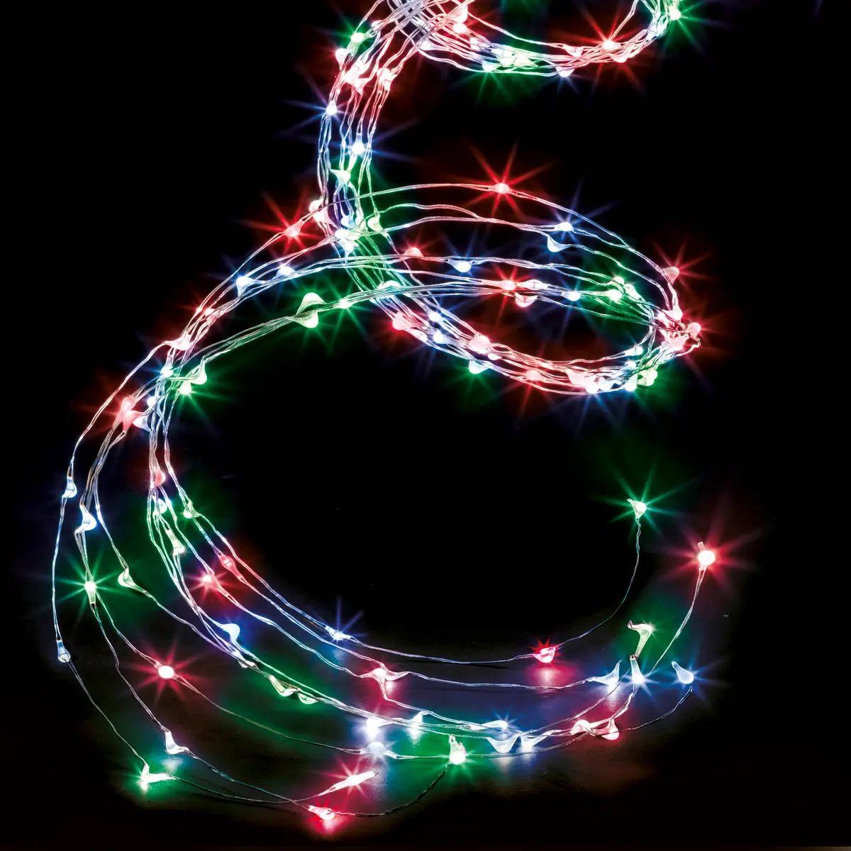 Christmas LED Kaskade, 600 Lights mehrfarbig Fééric Lichterkette &