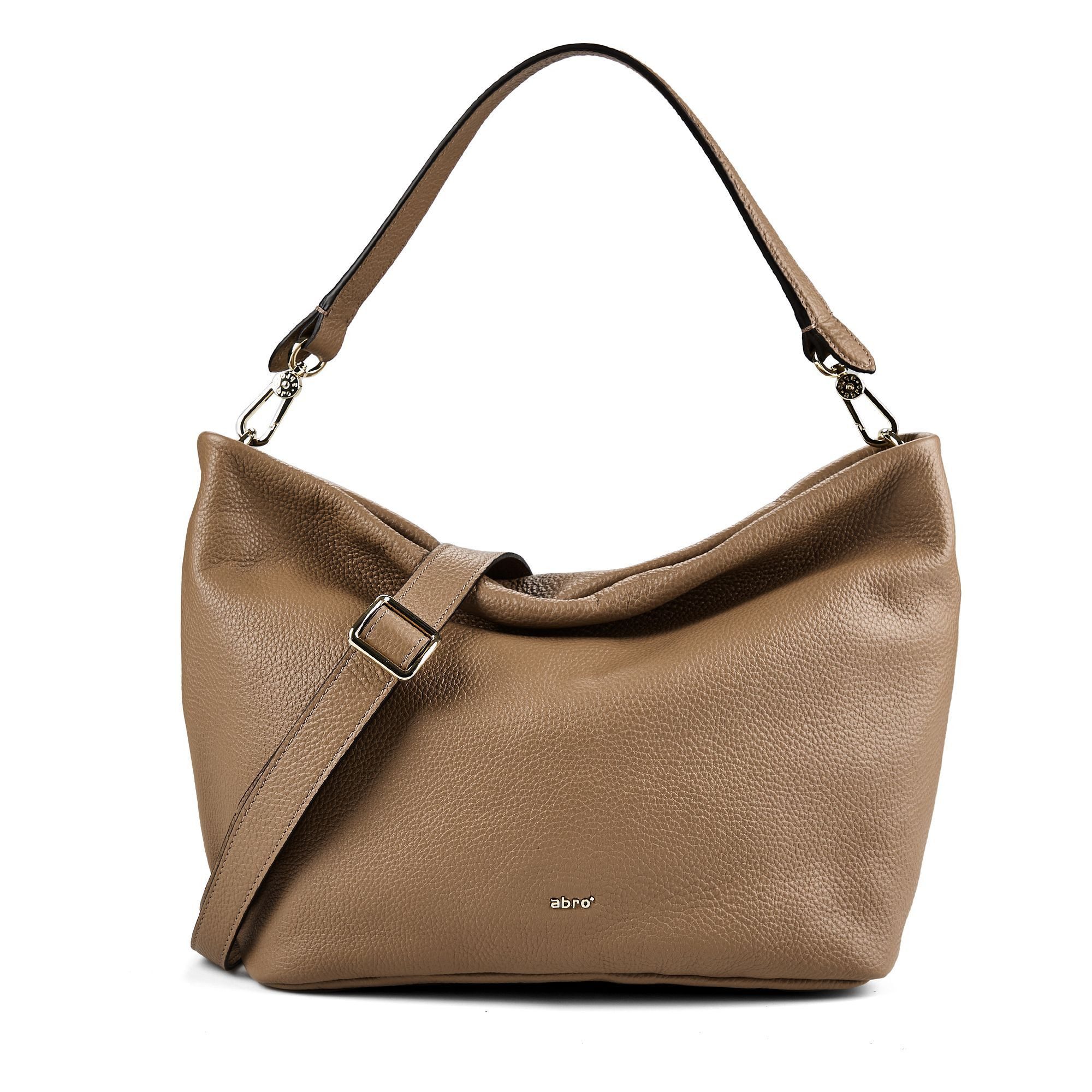 Abro Schultertasche Ebony, Leder