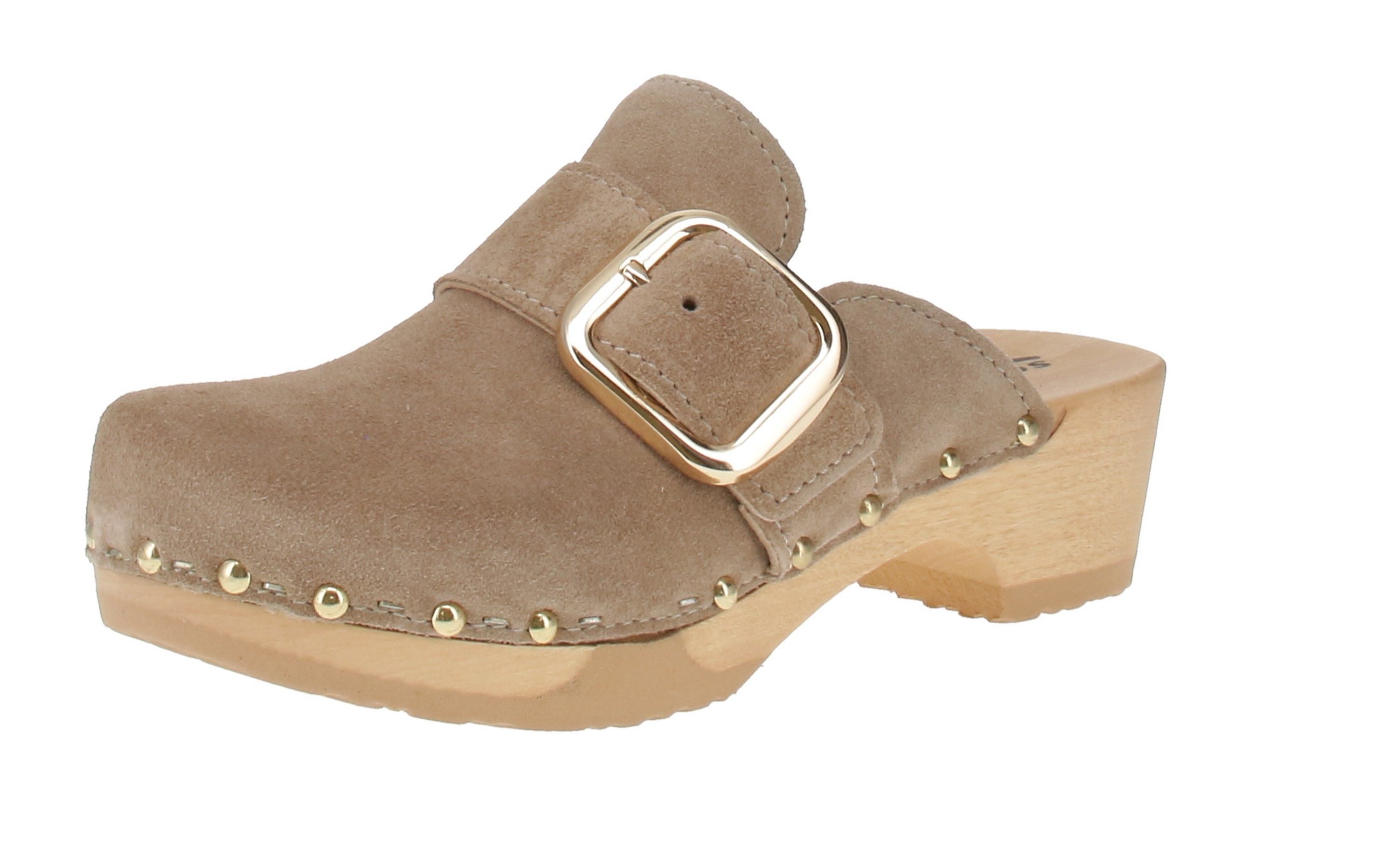 Softclox S3633 Tessa Kaschmir 02-Taupe Pantolette günstig online kaufen