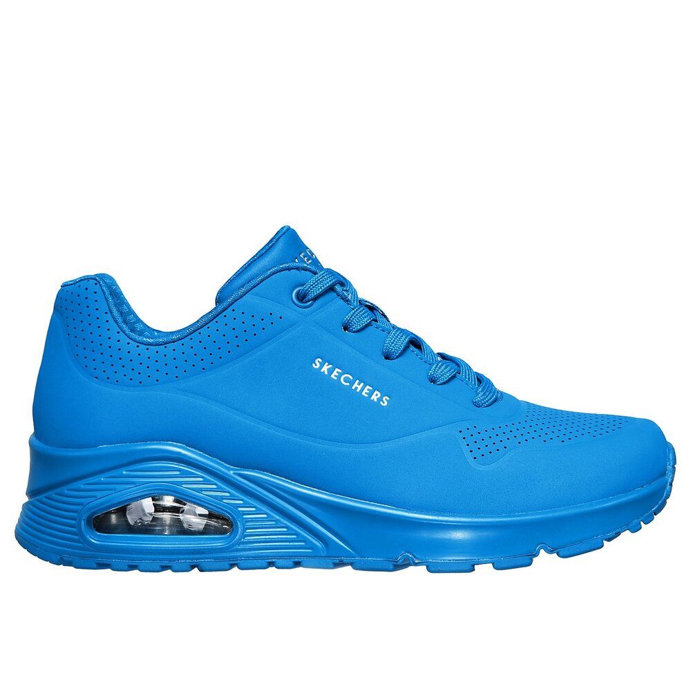 Skechers - Street Uno Neon Nights - Blau Schnürschuh