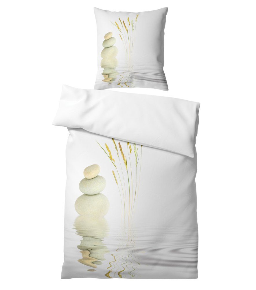 Bettwäsche »Balance 135x200 cm, 100% feinste Baumwolle, 2-teilig, Bettbezug,  Kissenbezug 80x80cm«, Sanilo online kaufen | OTTO