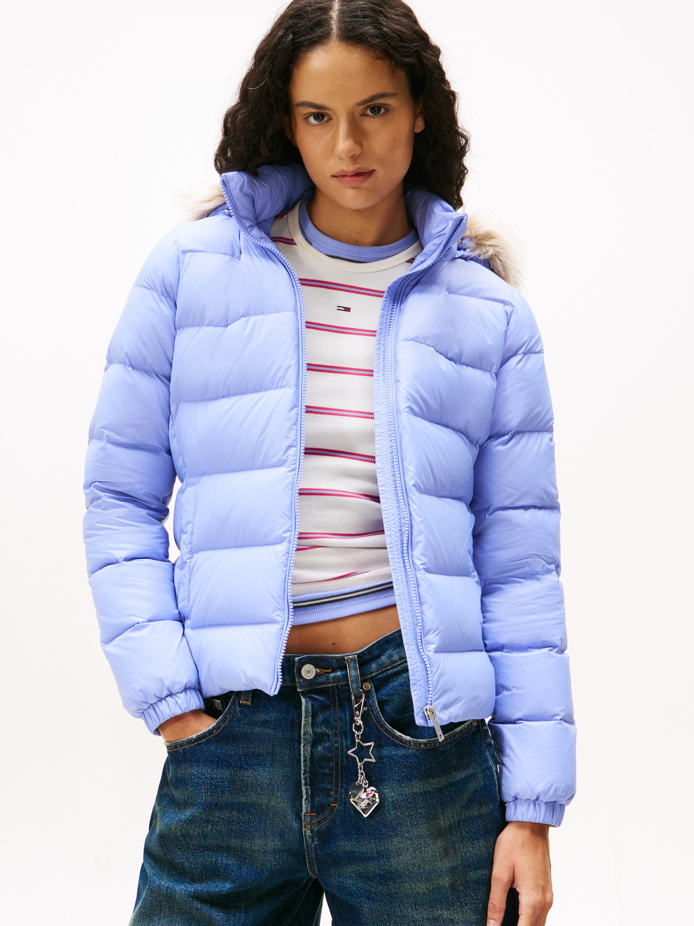 Tommy Jeans Steppjacke TJW BASIC HOODED günstig online kaufen