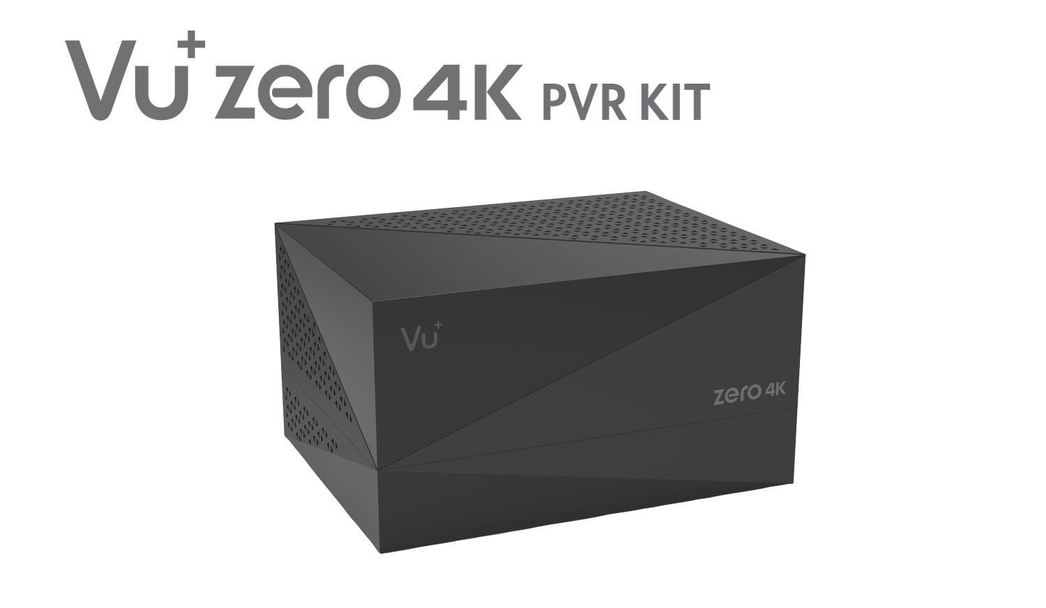 VU+ VU+ Zero Inklusive 4K Tuner HDD, schwarz PVR Kit 4TB