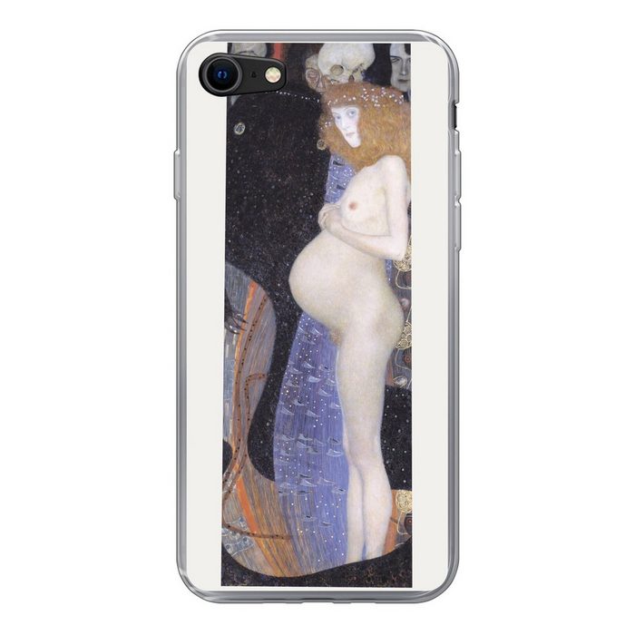 MuchoWow Handyhülle Hoffnung I - Gustav Klimt Handyhülle Apple iPhone 8 Smartphone-Bumper Print Handy Schutzhülle