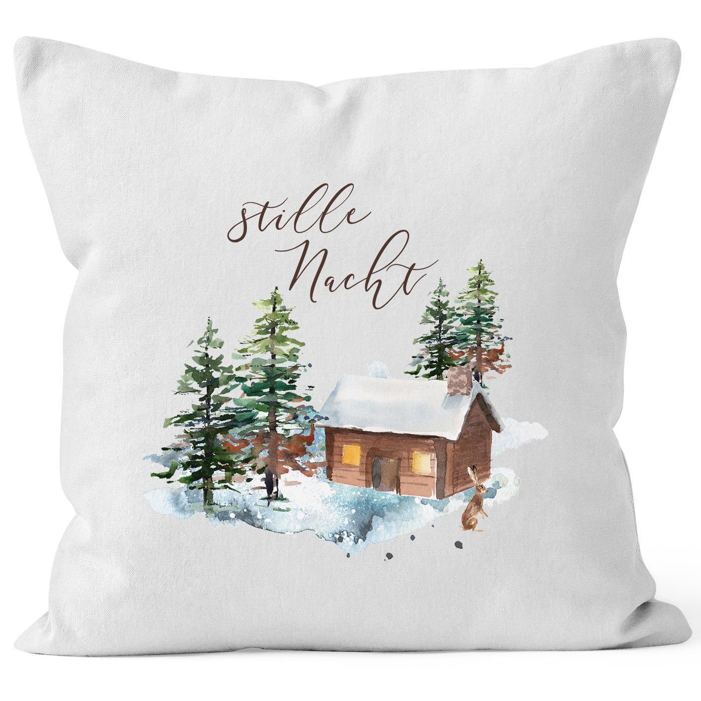Autiga Dekokissen Weihnachts-Kissenbezug Stille Nacht Weihnachten günstig online kaufen