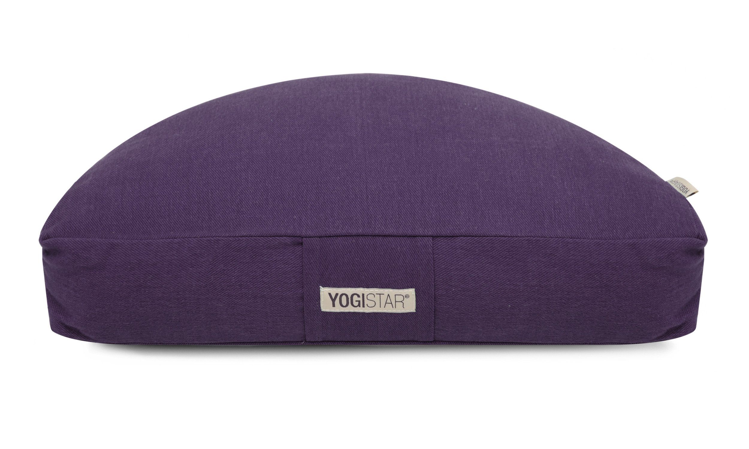 Yogistar Meditationskissen Meditationskissen Halfmoon, Hochwertiges Meditationskissen für einen stabilen und bequemen Sitz. violett