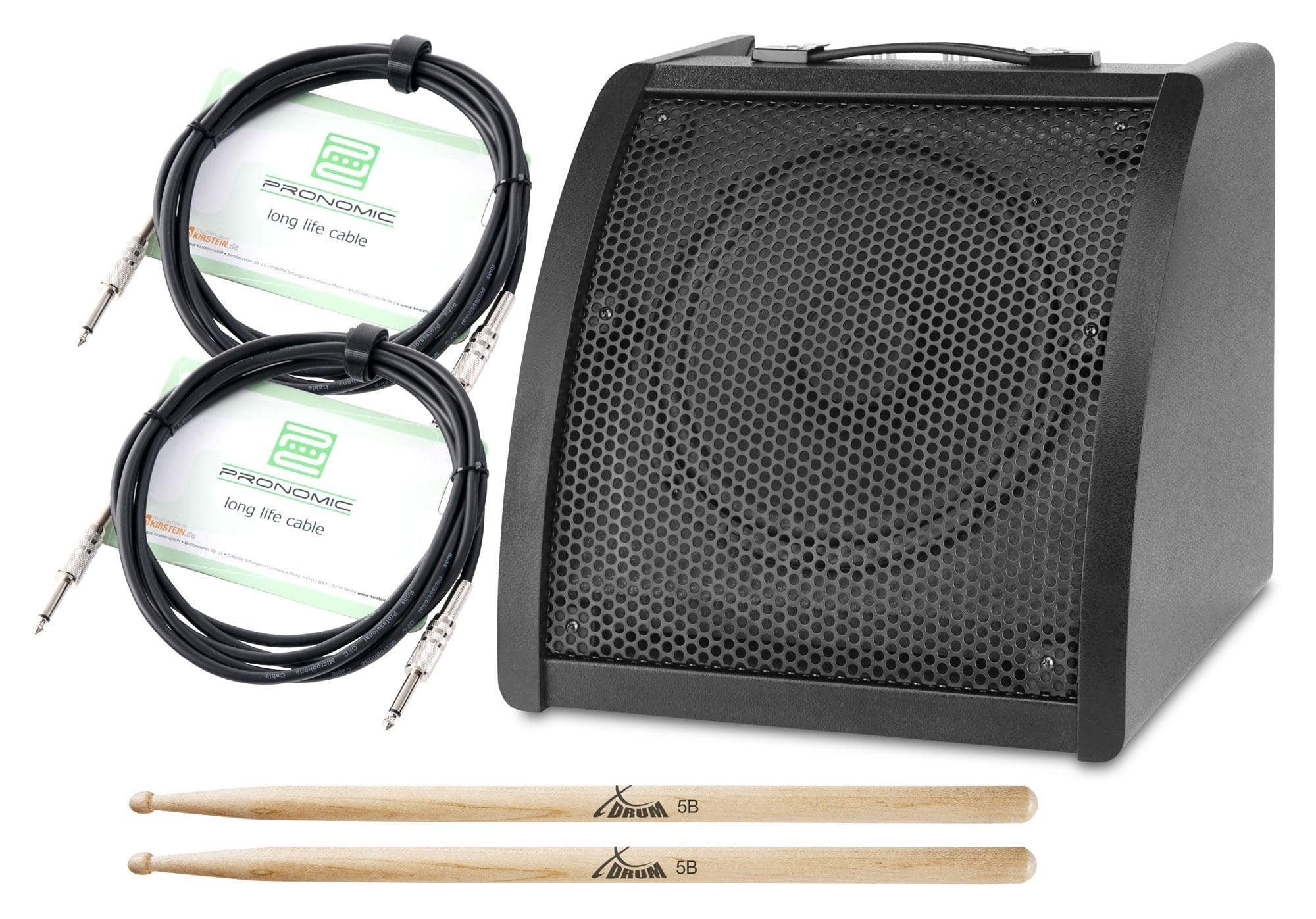 Classic Cantabile E-Drum E-Drum Monitor Box - Drum Monitor Zubehörset,  4-St., die ideale Ergänzung für Ihr E-Drumset!