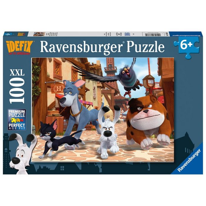 Ravensburger Puzzle 100 Teile Puzzle XXL Idefix und die Unbeugsamen 13336 100 Puzzleteile