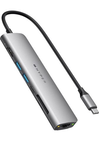 Hyper »Drive SLAB 7in1 USB-C« adapteris zu H...