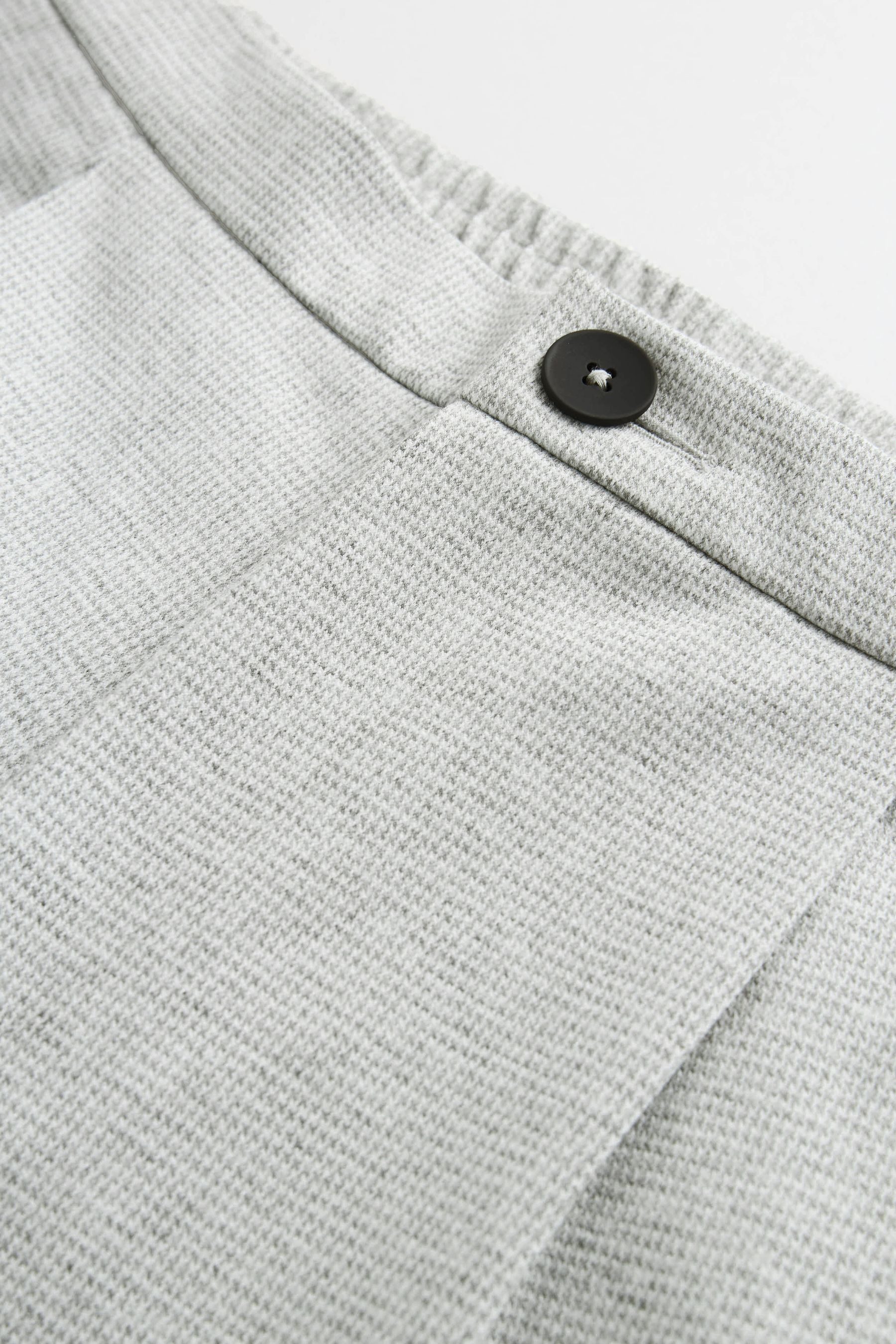 Next Jerseyhose Regular Fit Jersey-Jogginghose mit Fischgrätmuster (1-tlg) günstig online kaufen