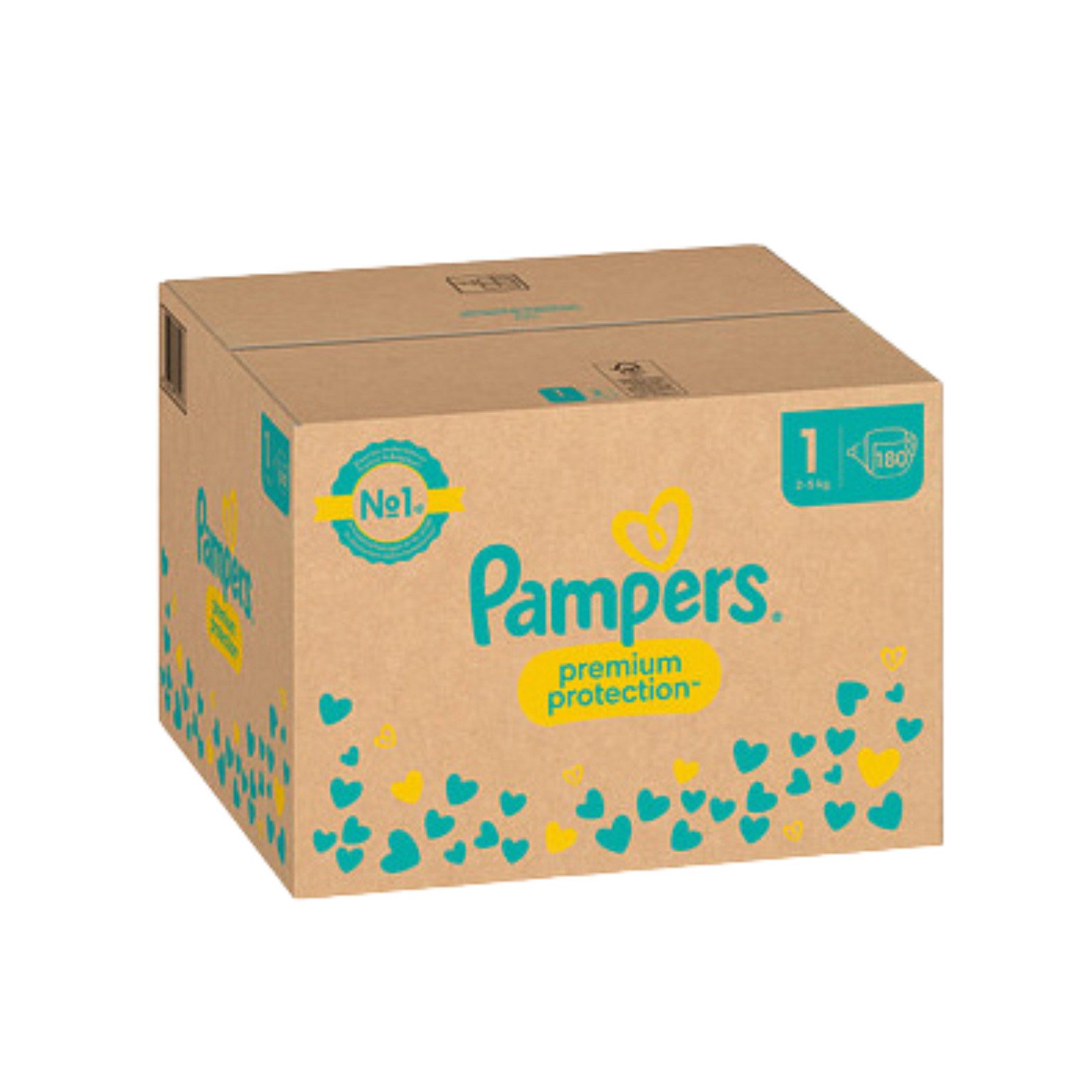 Pampers Windeln Pampers Premium Protection Größe 1 2-5 kg 180 Windeln Komfort und Schu