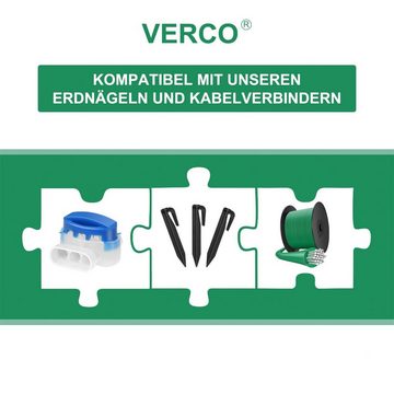 HOCO 50 Meter Mähroboter Begrenzungskabel, (5000 cm), Begrenzungs Draht für Gardena Husqvarna Bosch Worx iMow uvm.